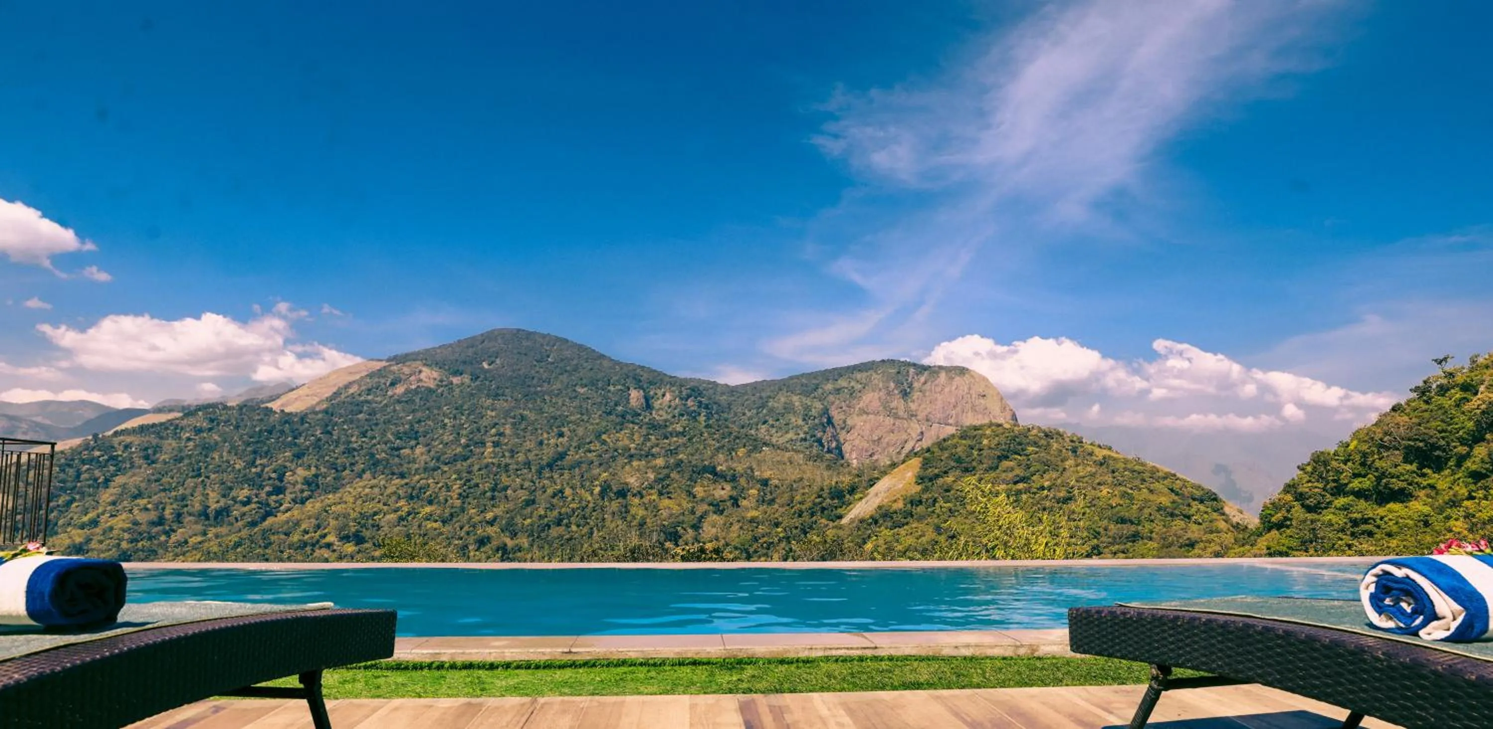 Pool view in Shola Crown Resort - Munnar