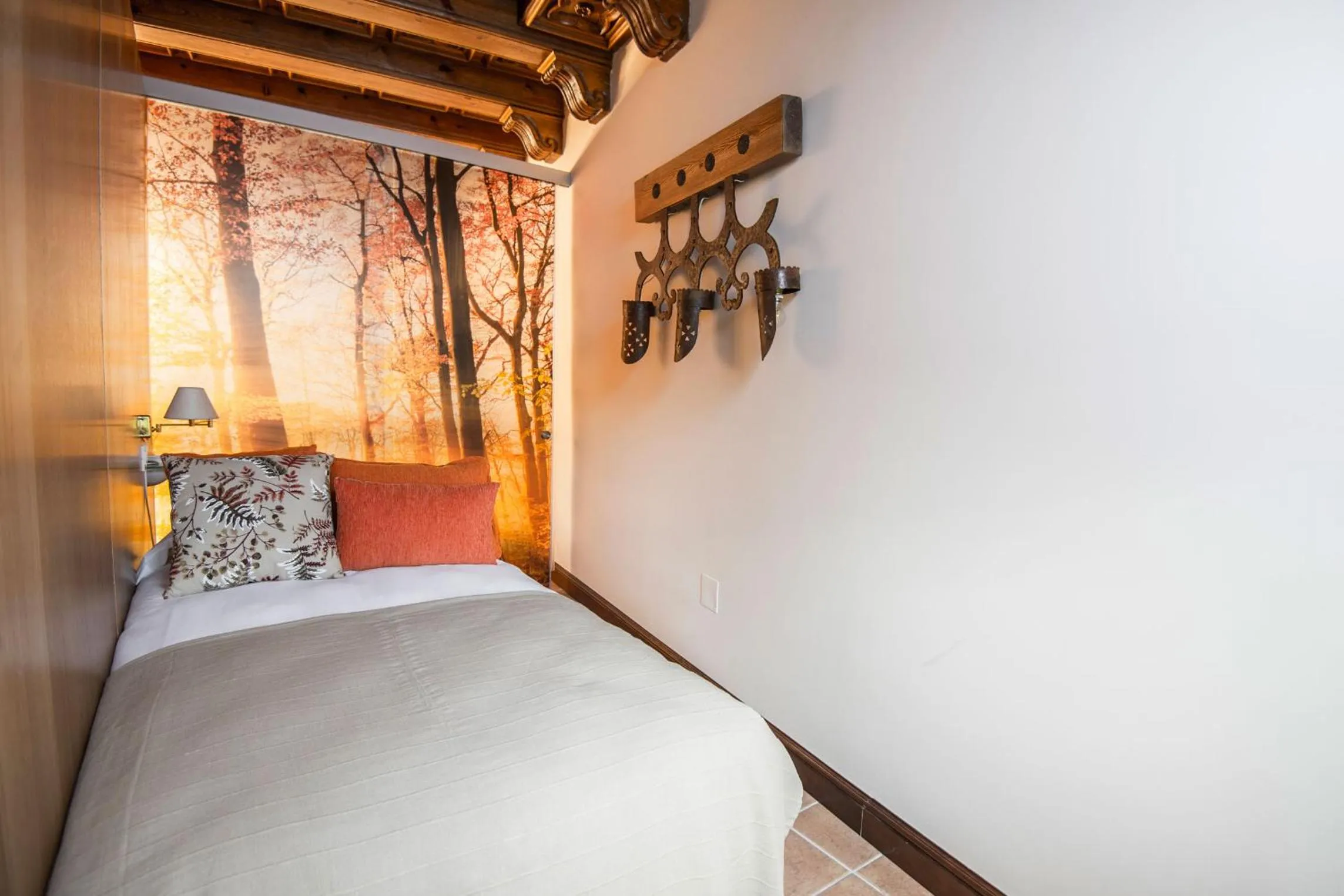 Decorative detail, Bed in Finca Valdobar