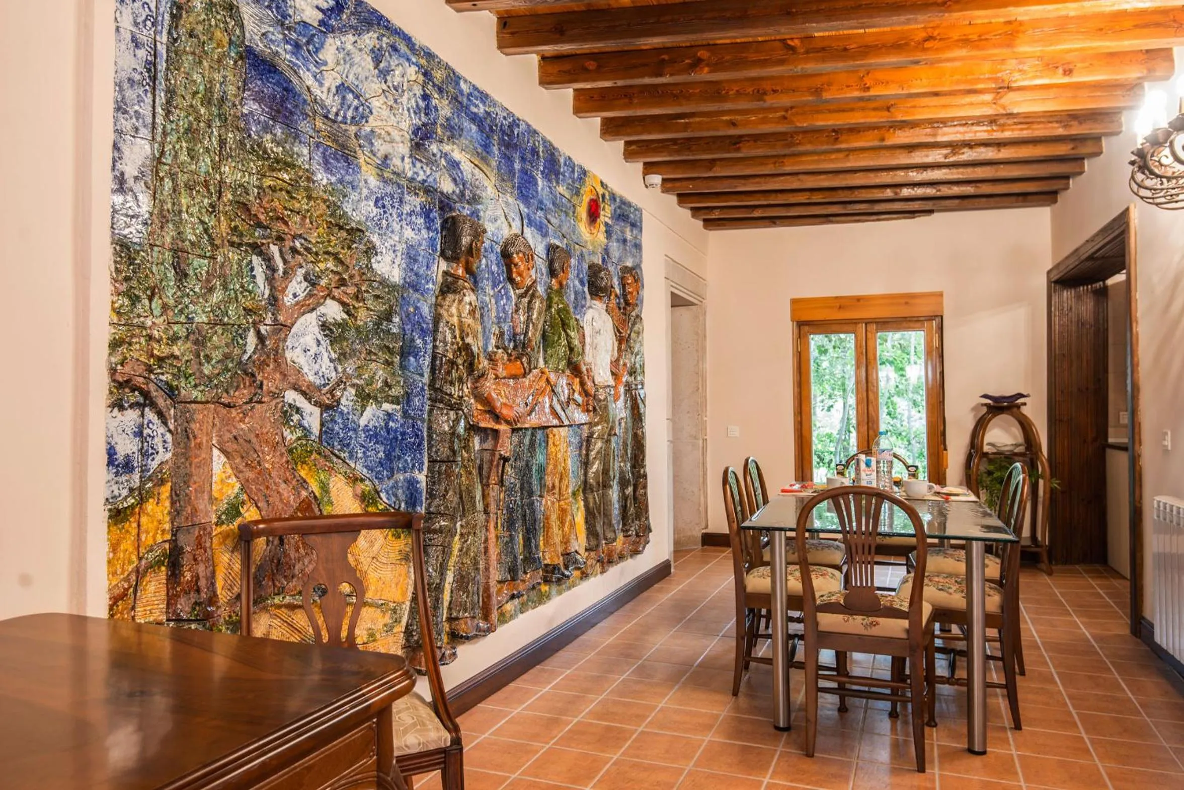 Decorative detail in Finca Valdobar