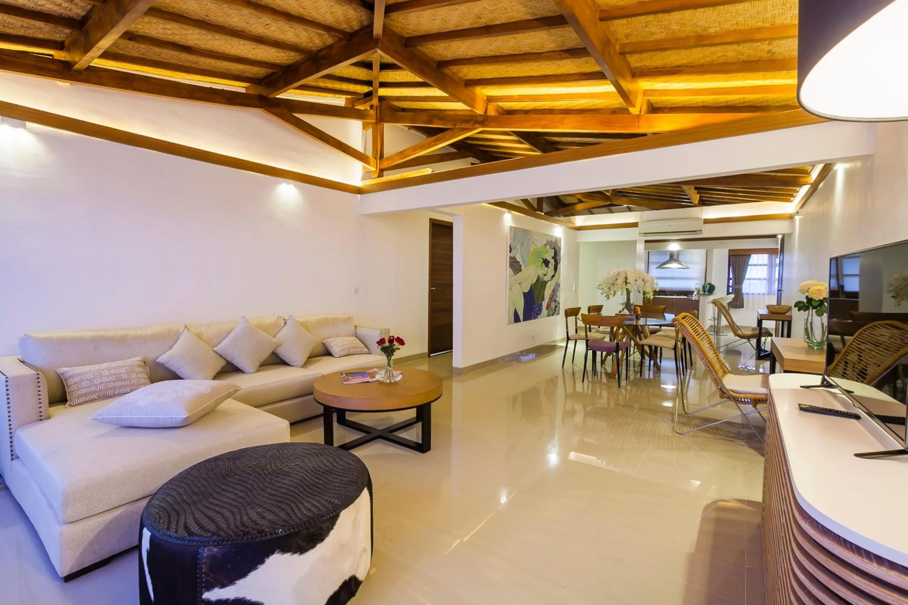 Living room in Imani Suites