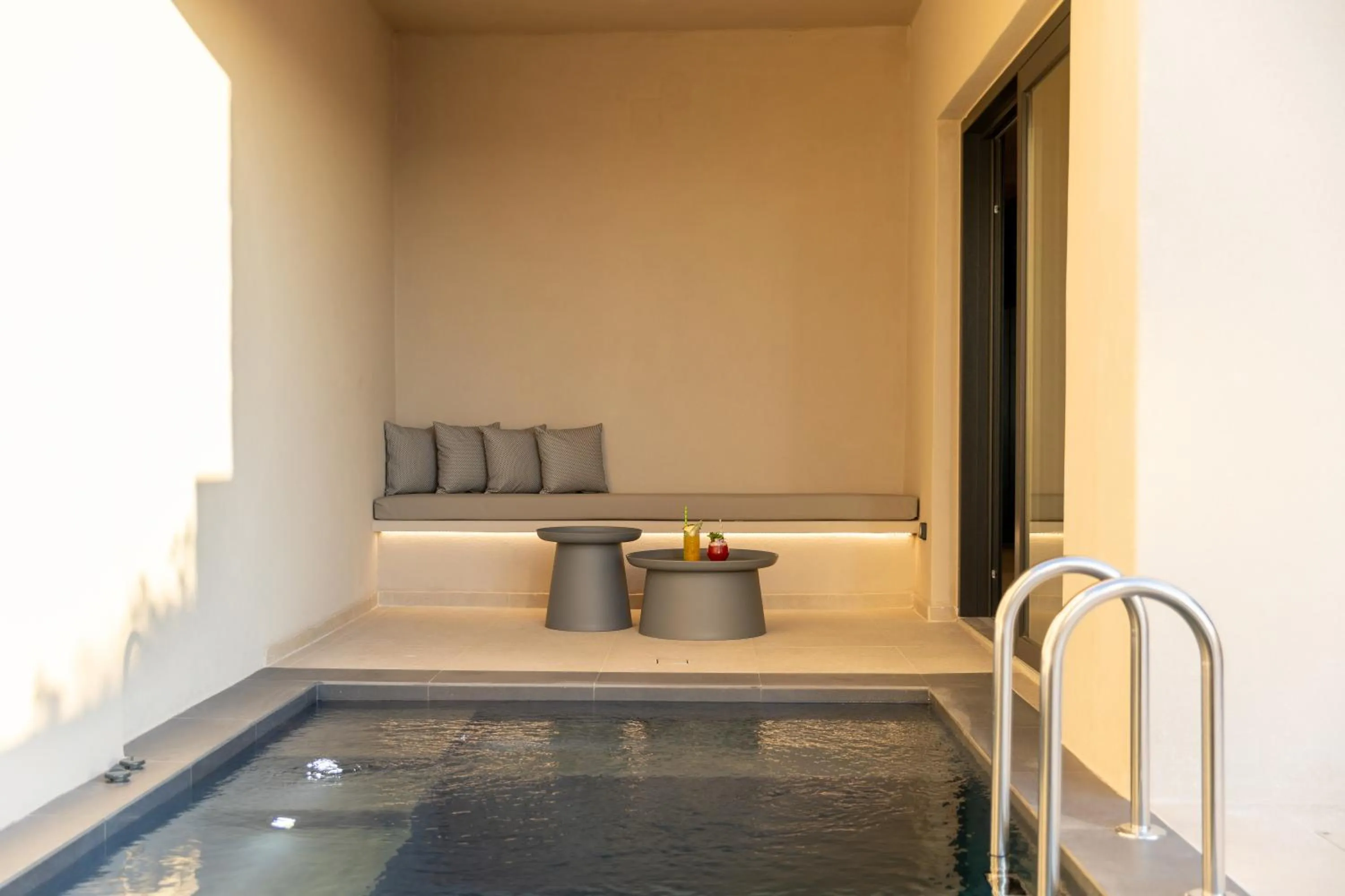 Balcony/Terrace in North Santorini - A Luxury Spa Hotel