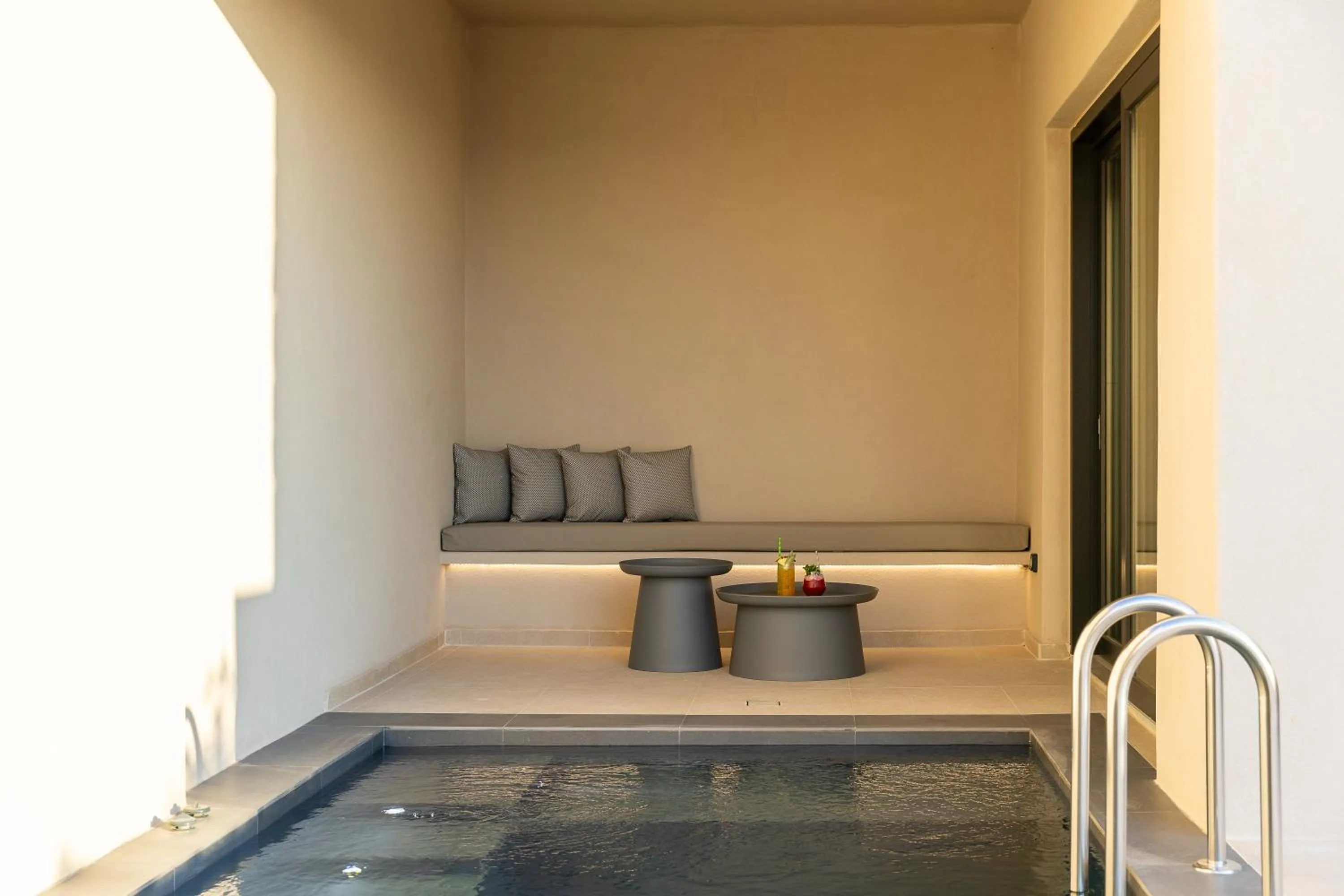 Balcony/Terrace in North Santorini - A Luxury Spa Hotel