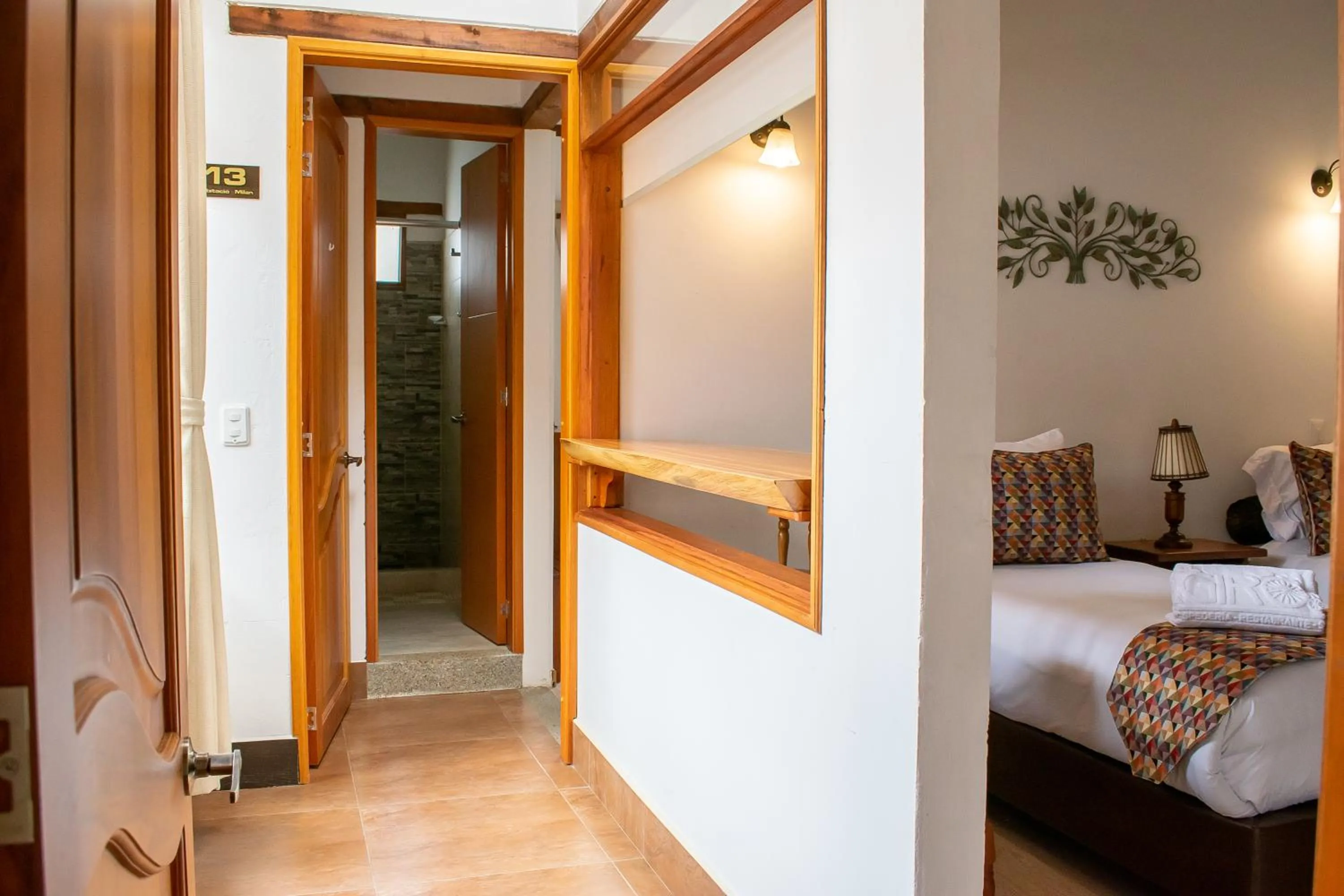 Bed in Hotel El Giro