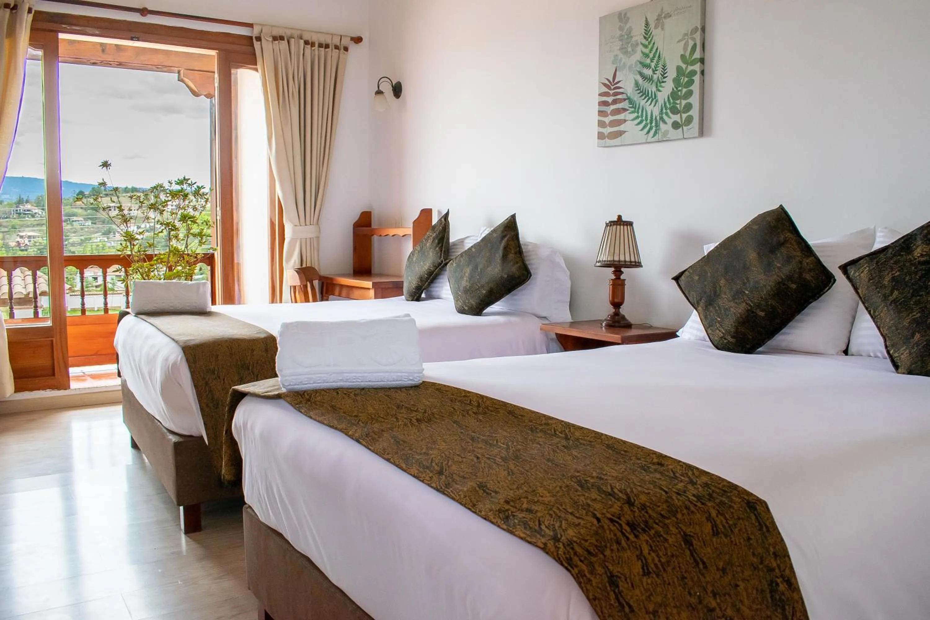 Bed in Hotel El Giro