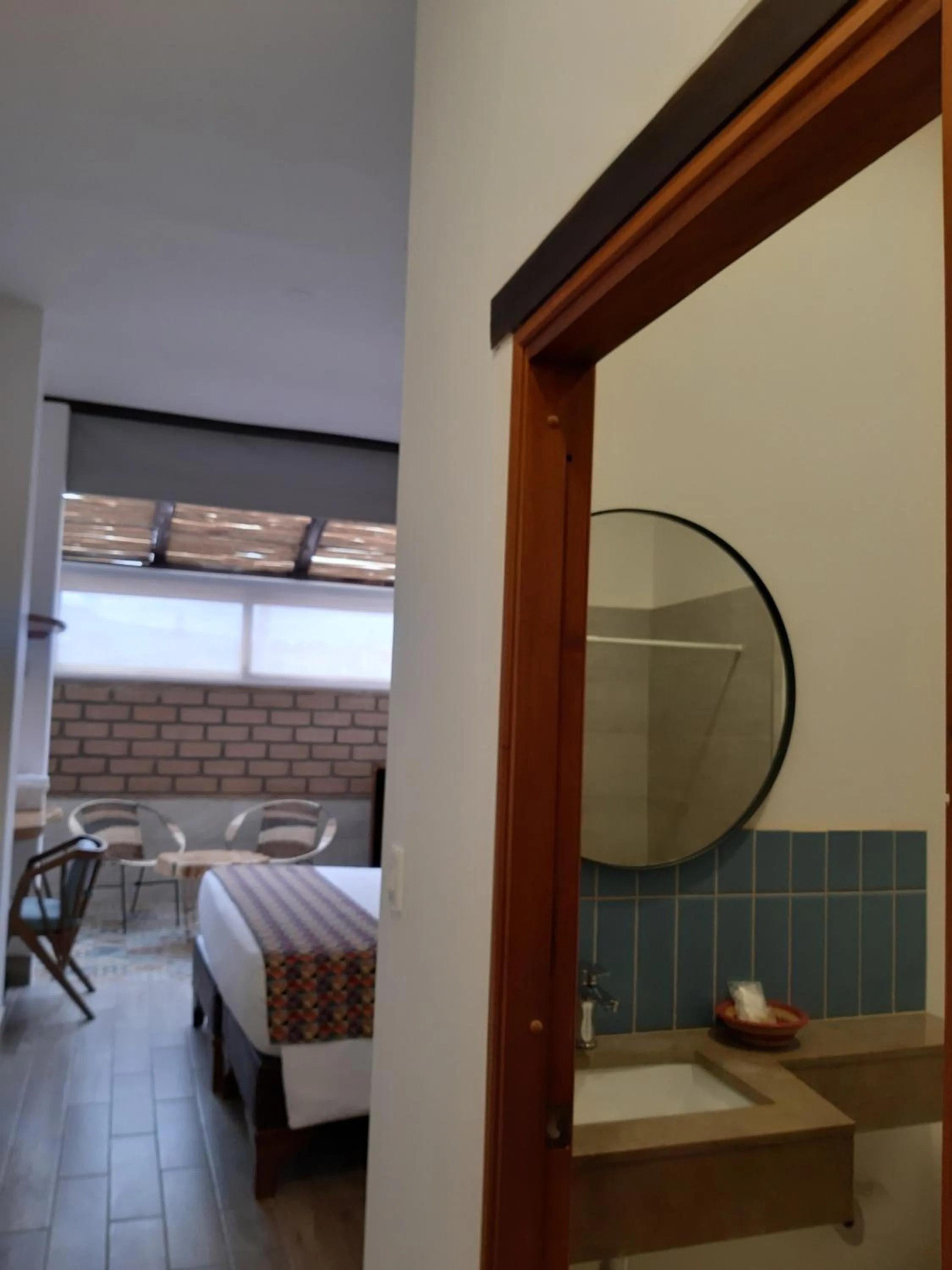 Property building, Bed in Hotel El Giro