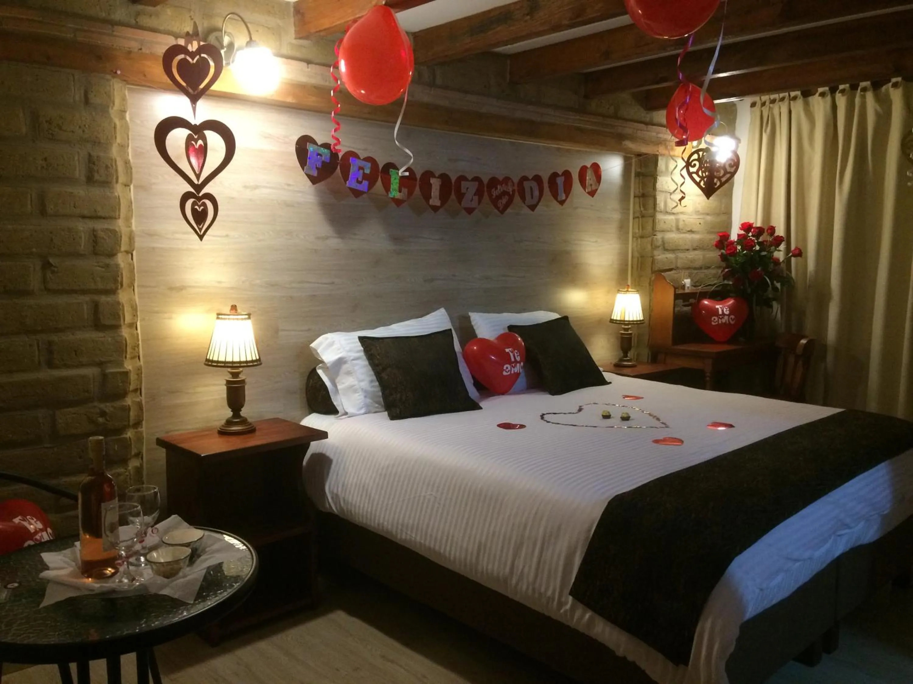 Mountain view, Bed in Hotel El Giro