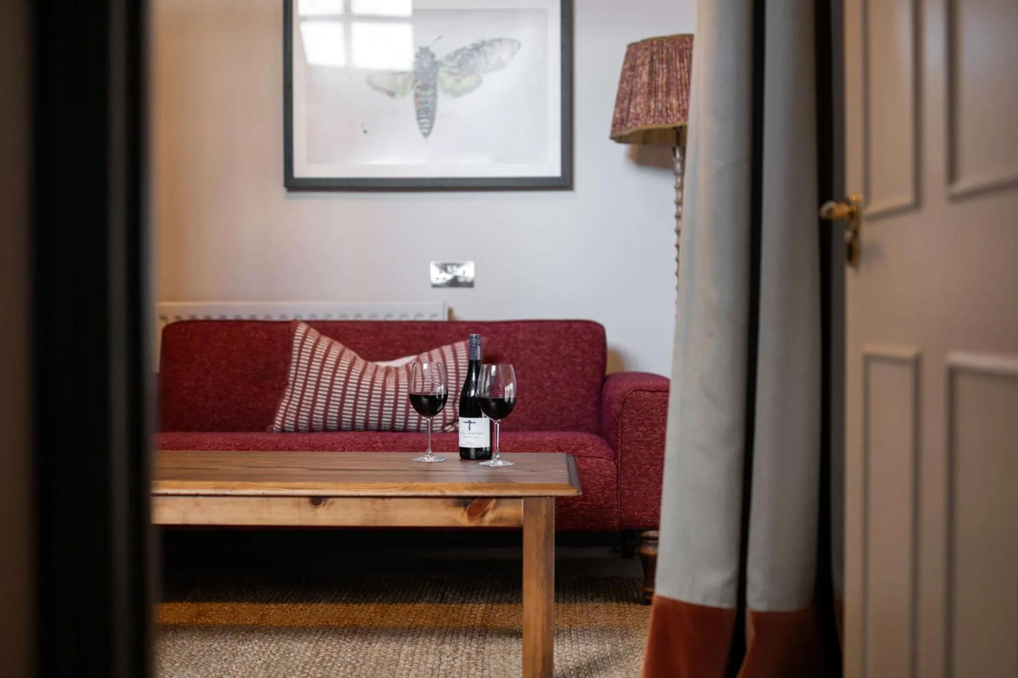 Seating area in The Lamb Inn