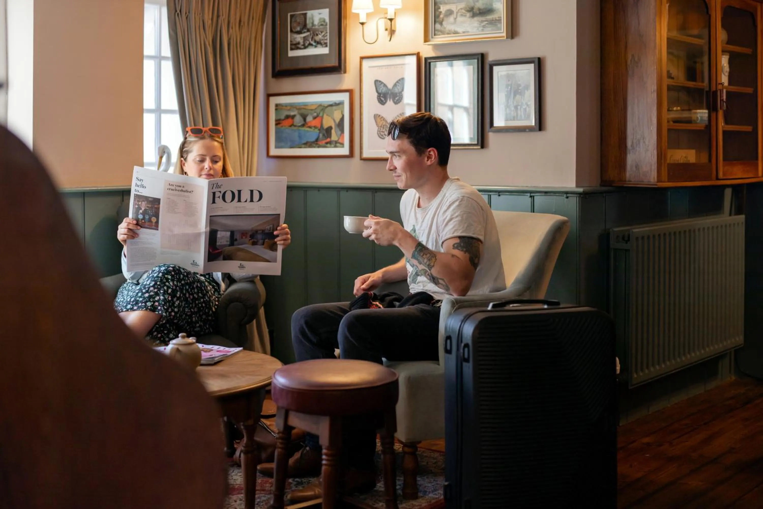 Lobby or reception in The Lamb Inn
