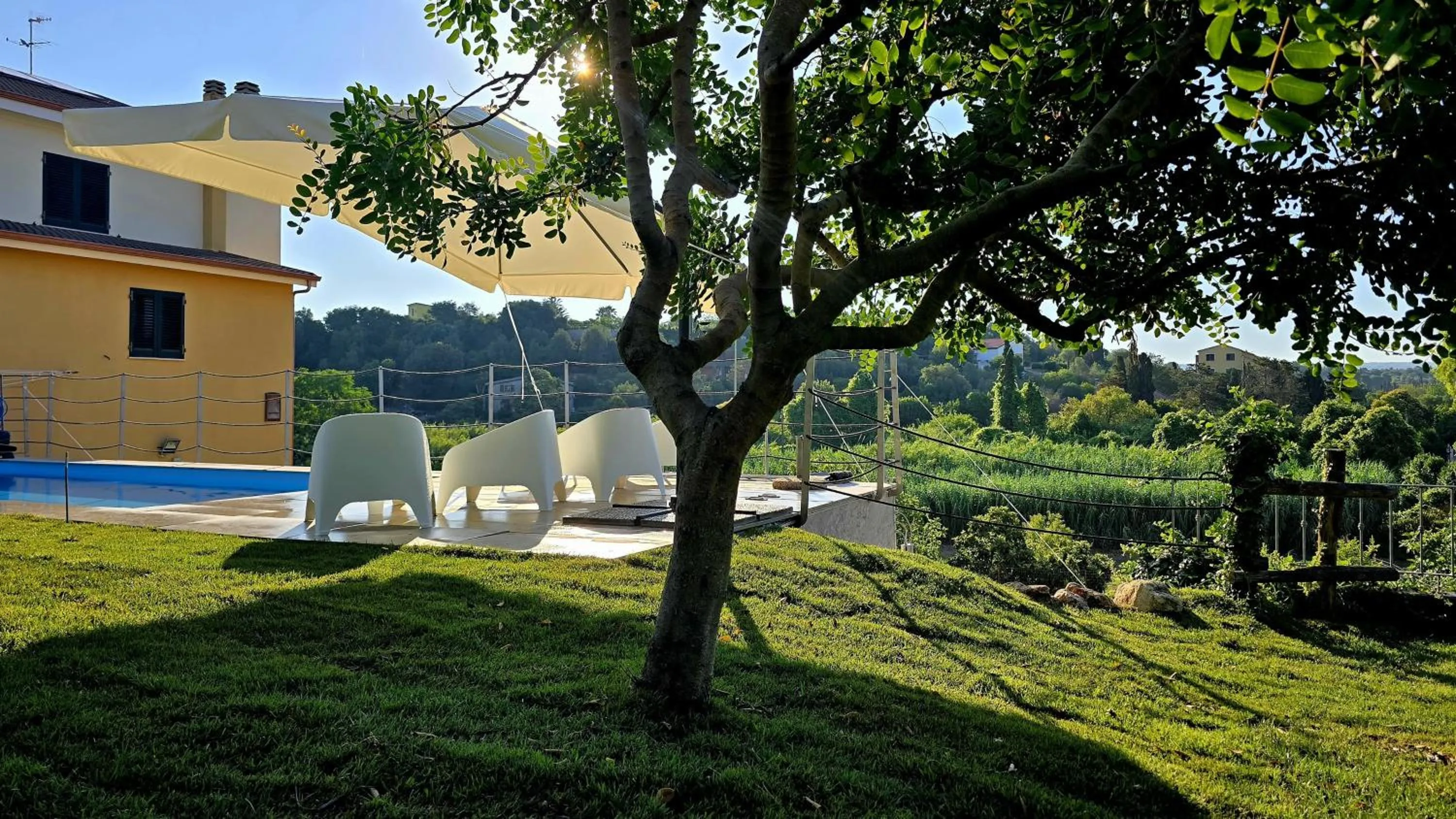 Swimming pool in Villa Malvasio Pool and Jacuzzi Room Sassari