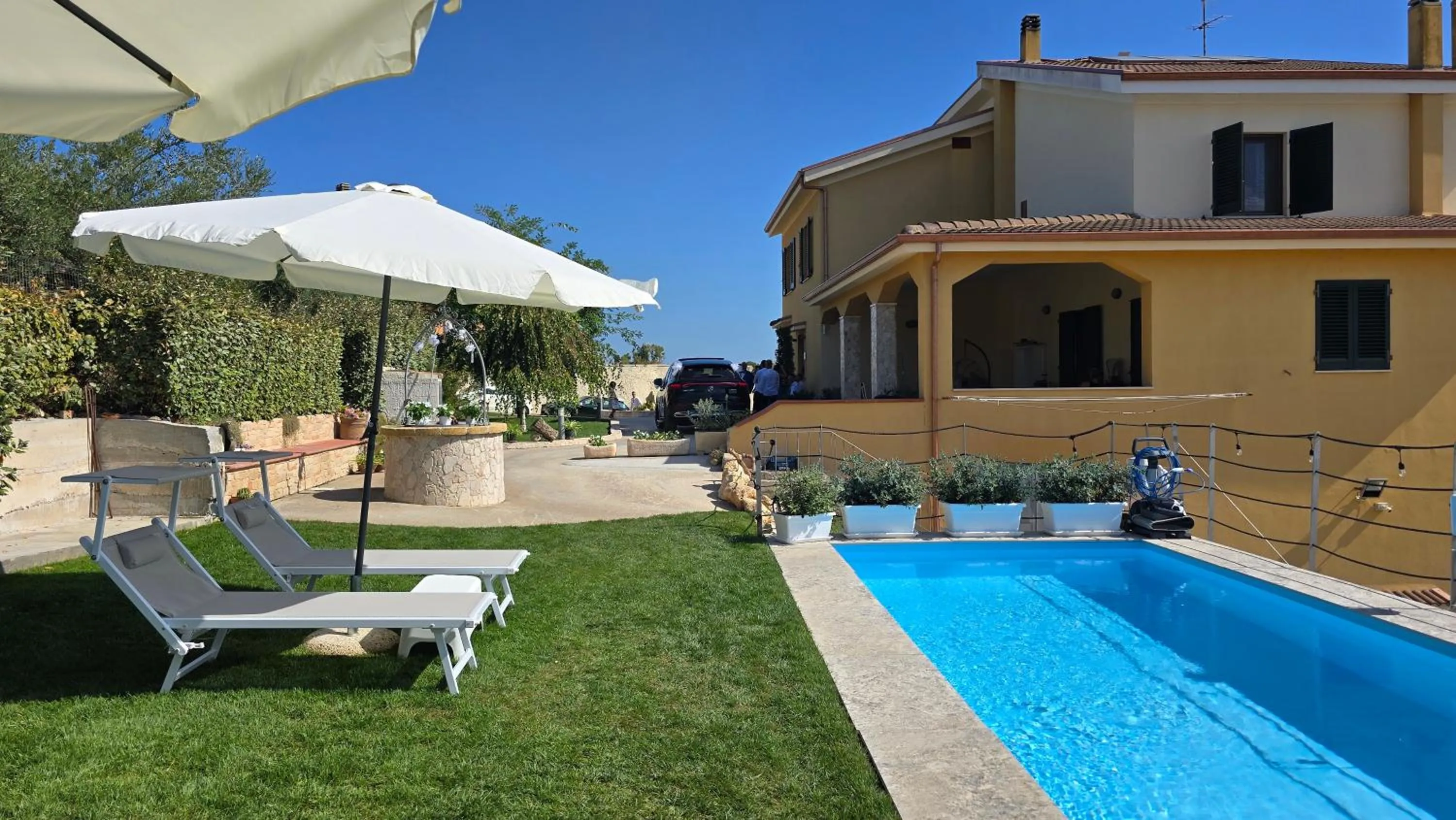 Swimming pool in Villa Malvasio Pool and Jacuzzi Room Sassari