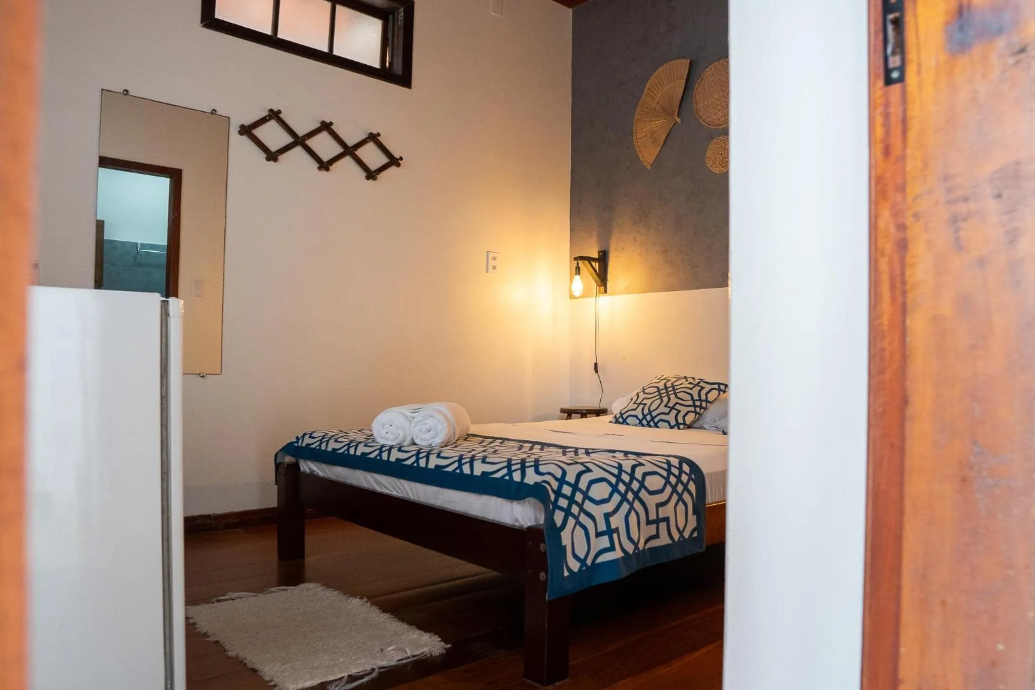 Bed in Pousada Luar do Prata