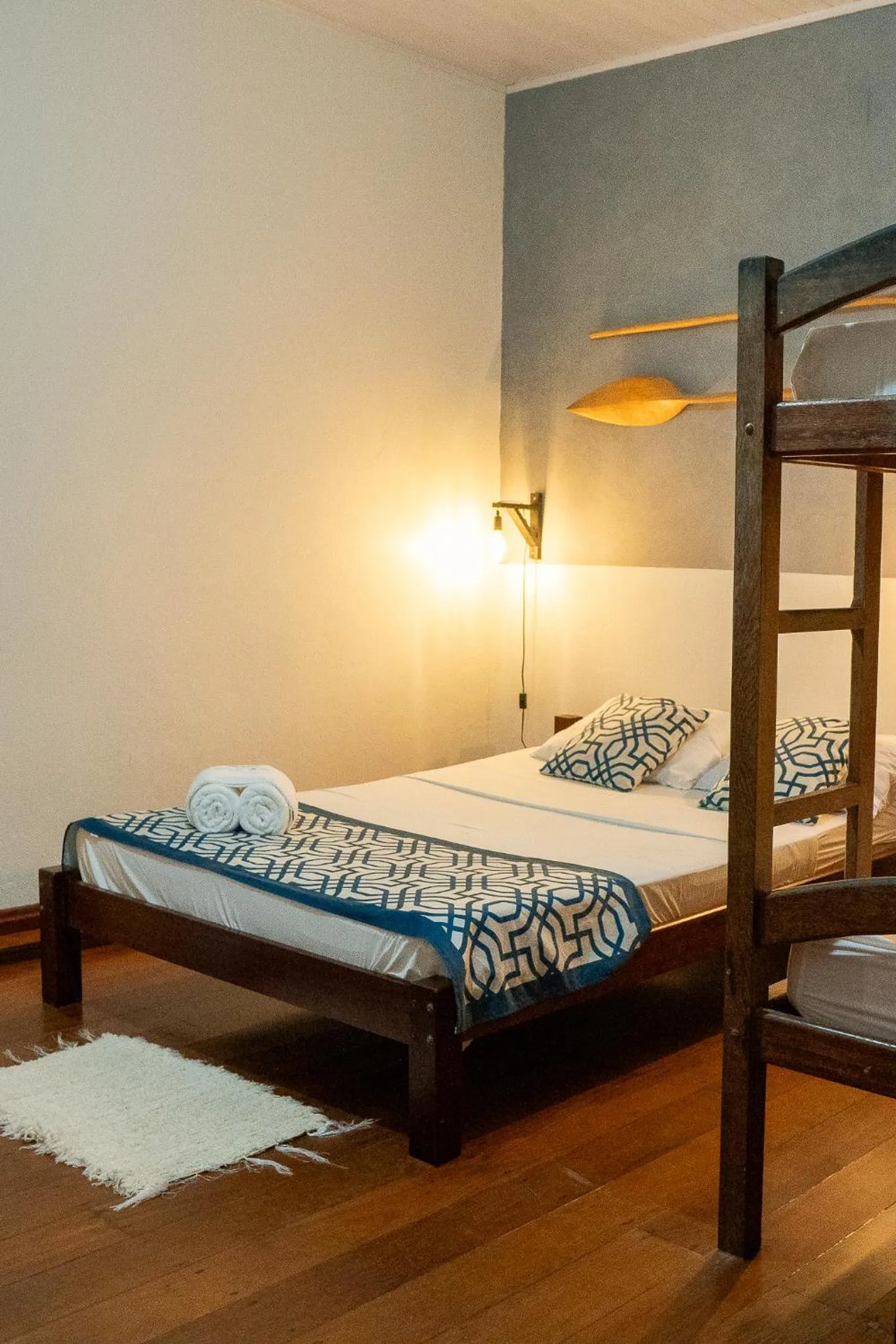 Bed in Pousada Luar do Prata