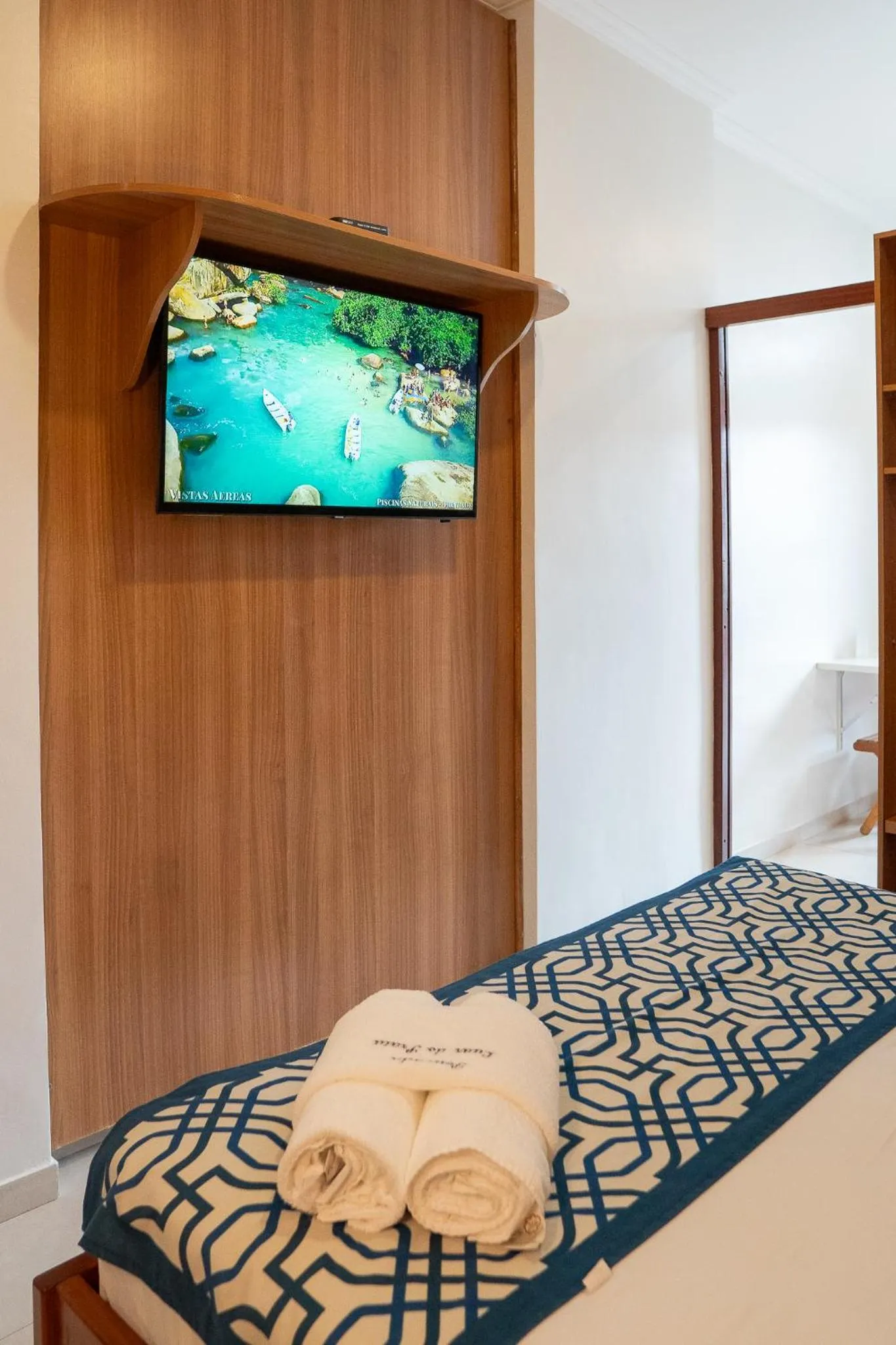 Bed in Pousada Luar do Prata