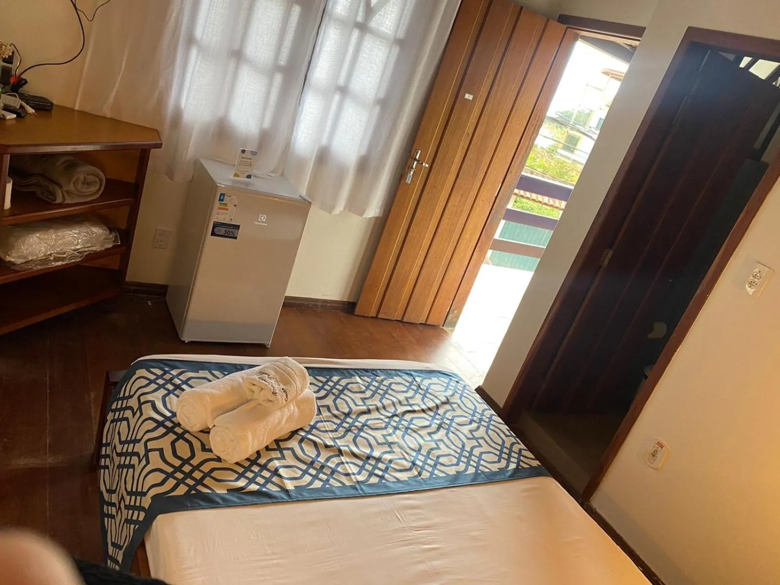 Bed in Pousada Luar do Prata