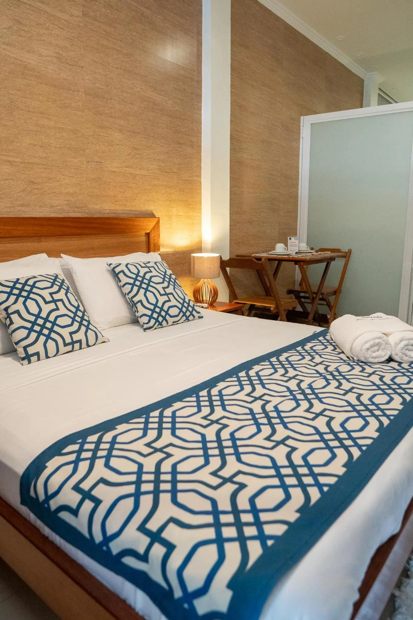 Bed in Pousada Luar do Prata