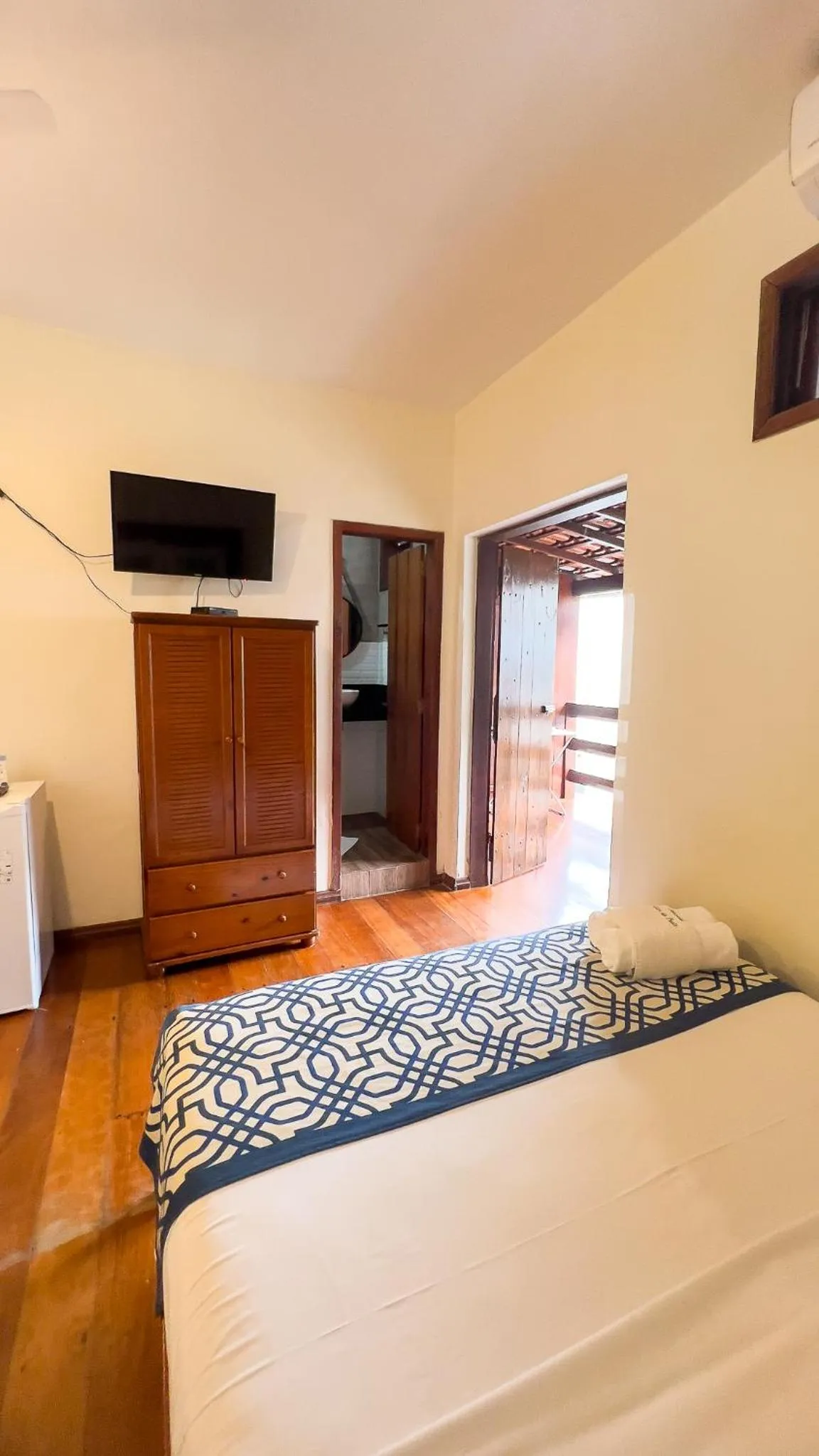 Bed in Pousada Luar do Prata