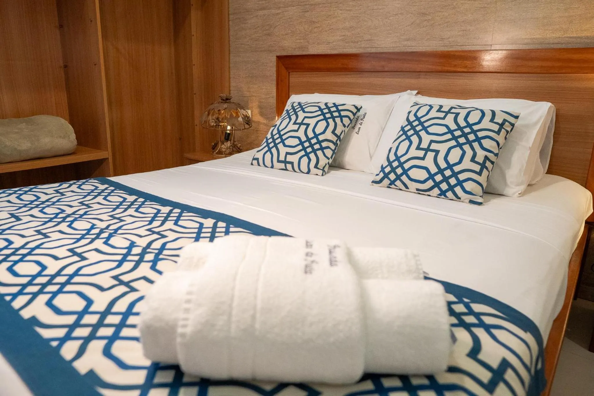 Bed in Pousada Luar do Prata