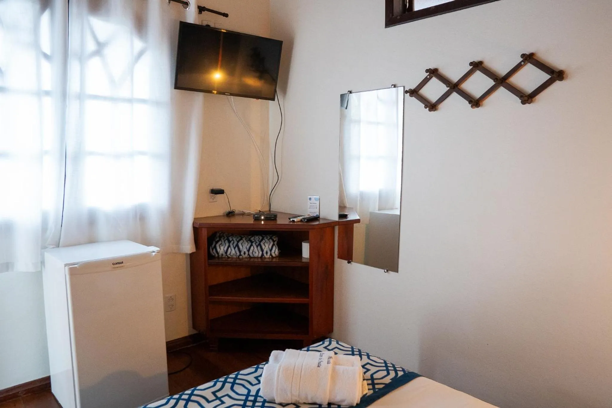 Bed in Pousada Luar do Prata