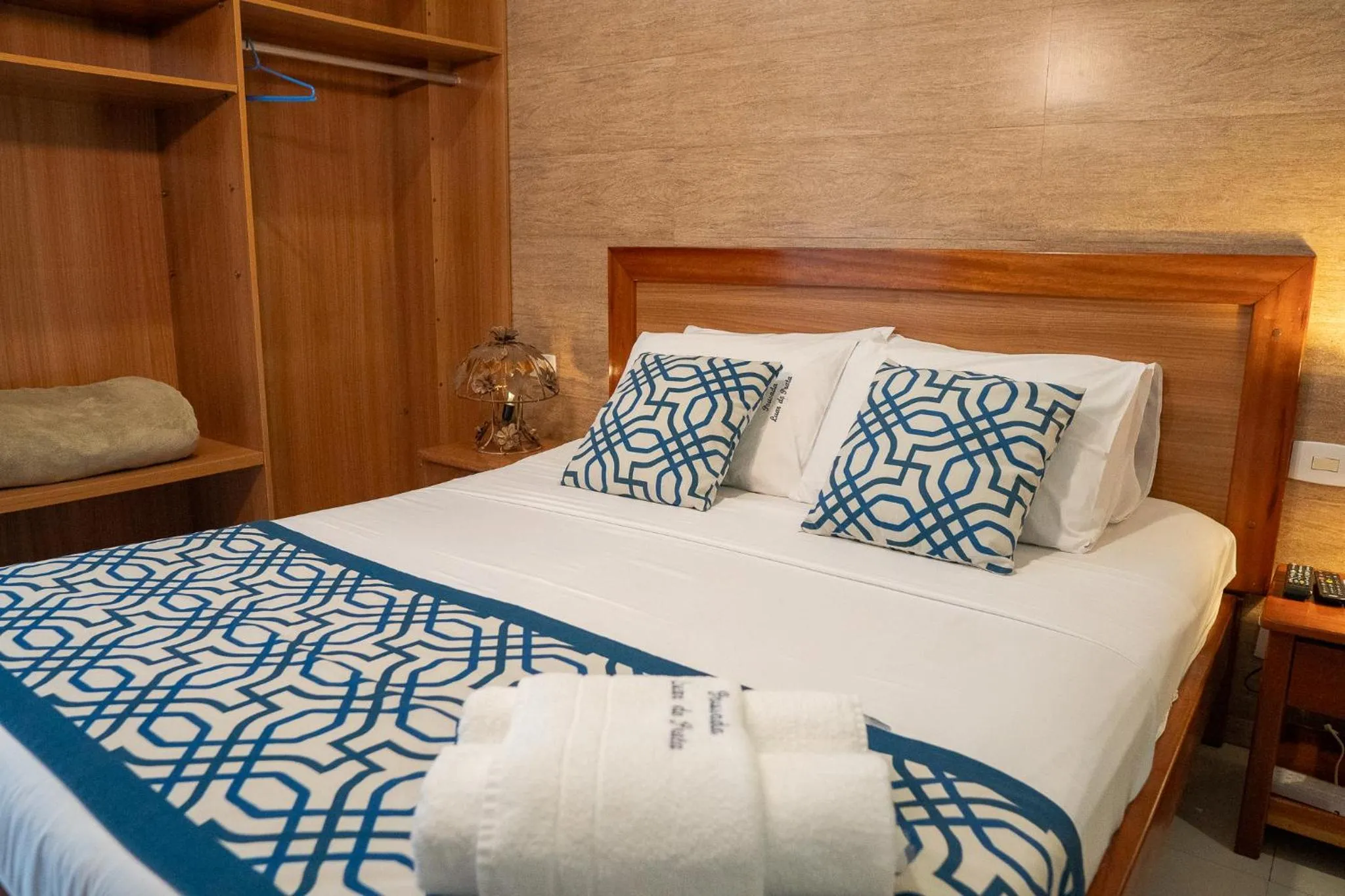 Bed in Pousada Luar do Prata