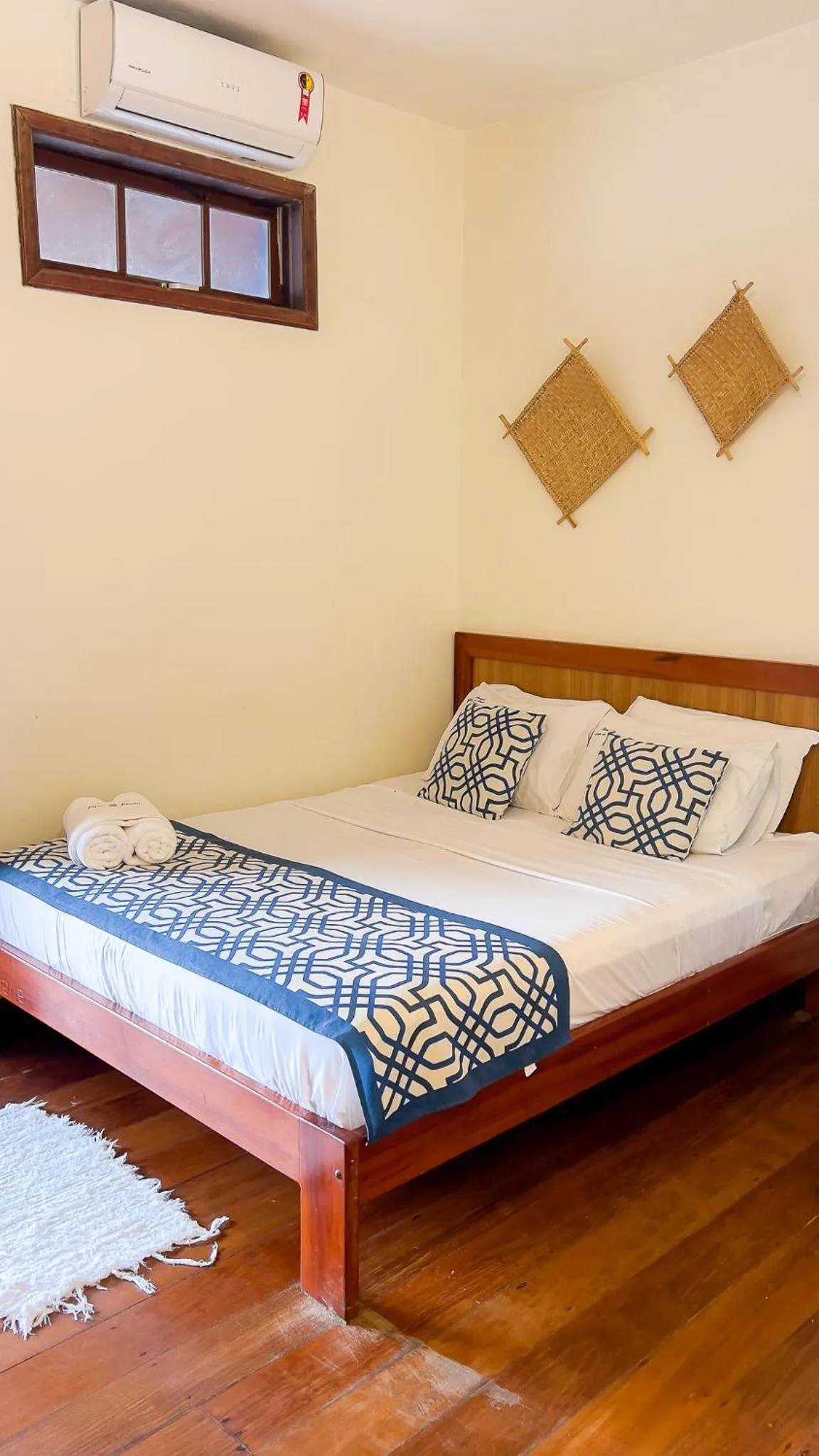 Bed in Pousada Luar do Prata