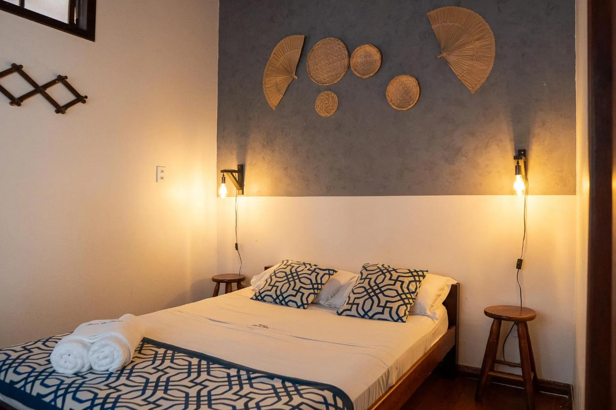 Bed in Pousada Luar do Prata