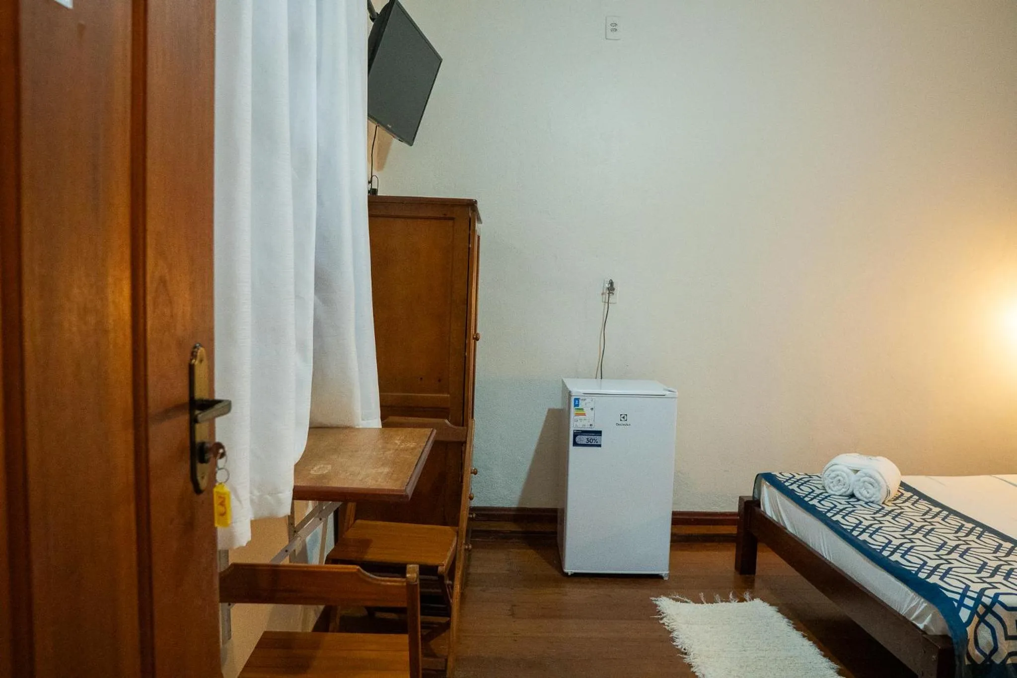 Bed in Pousada Luar do Prata