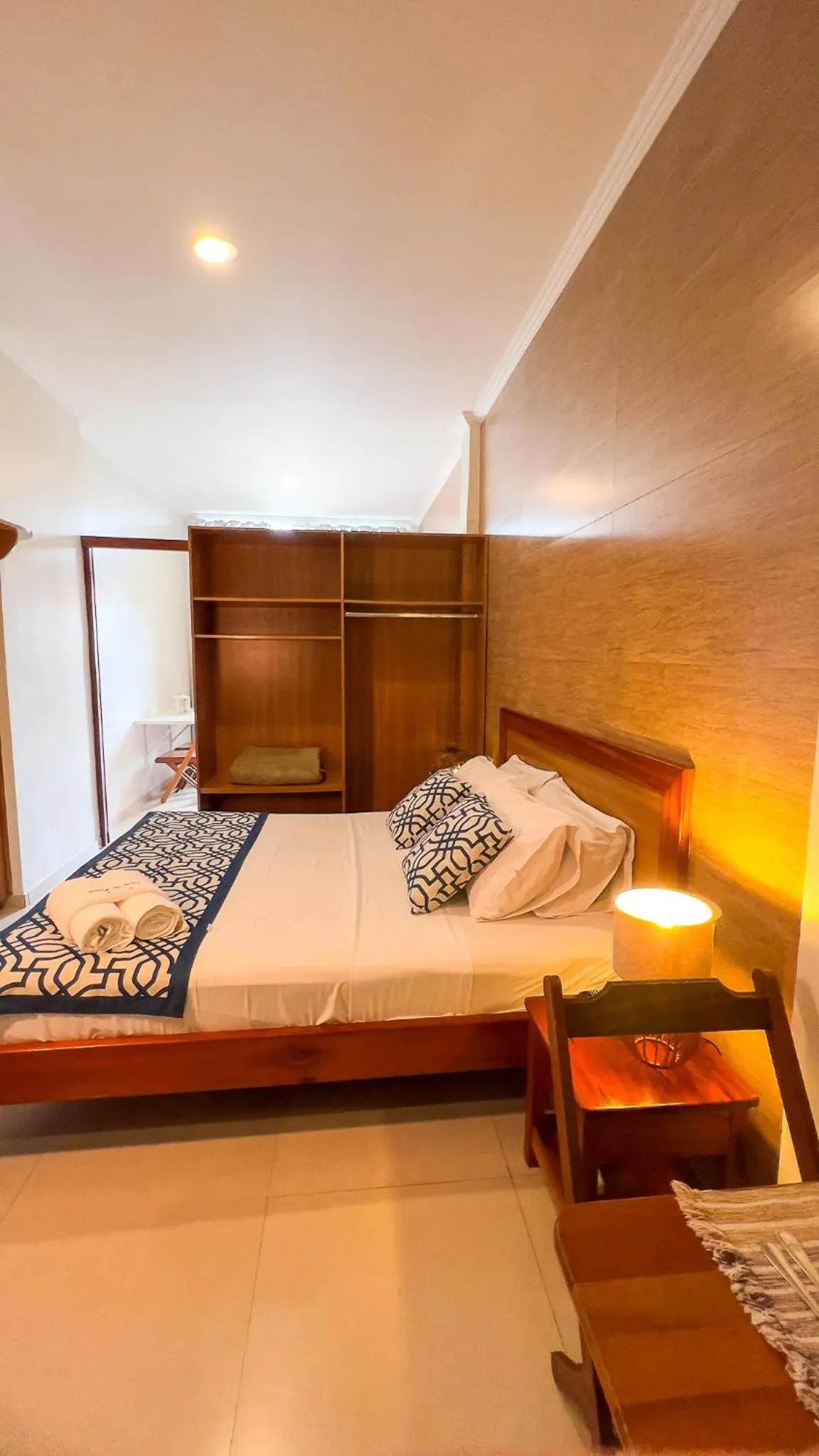 Bed in Pousada Luar do Prata