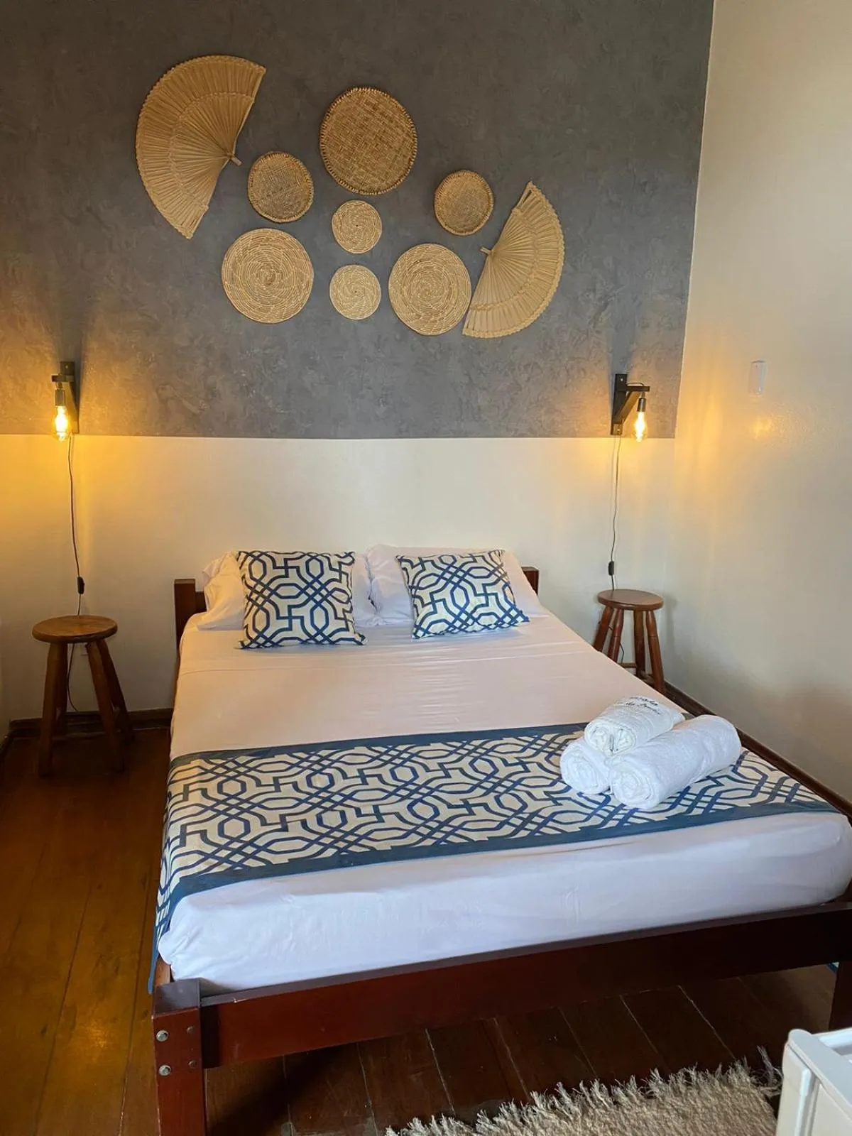 Bed in Pousada Luar do Prata