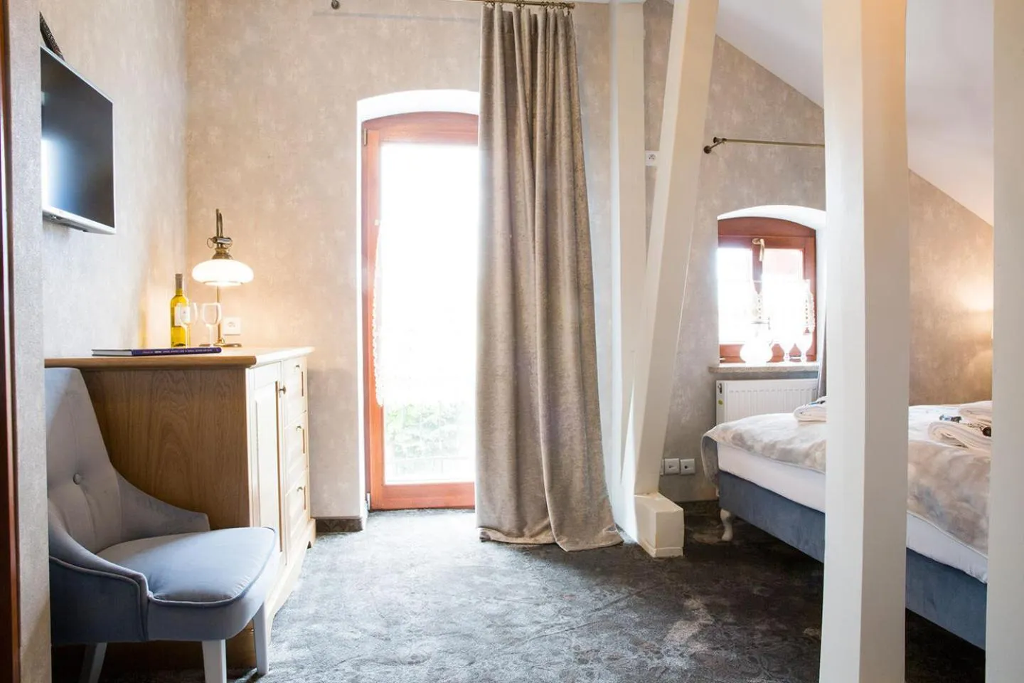 Bed in Villa Mistral