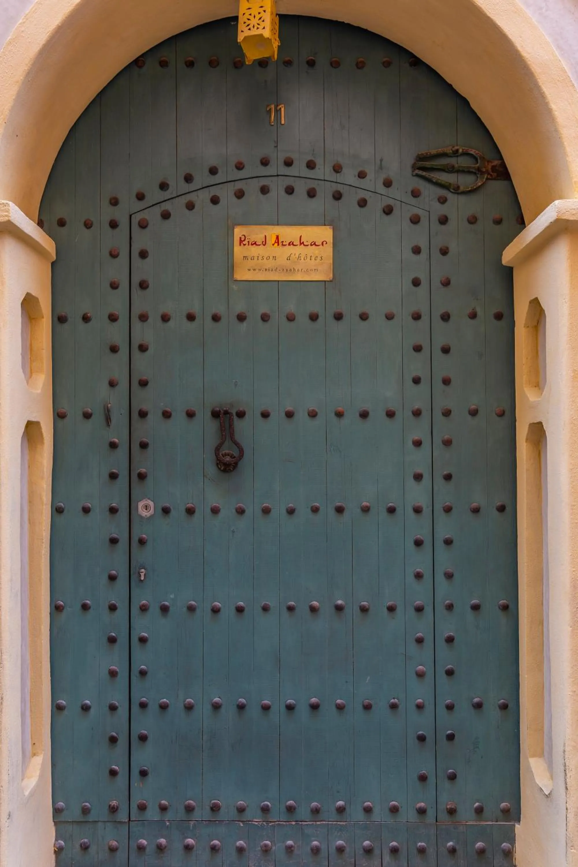 Facade/entrance in Riad Azahar