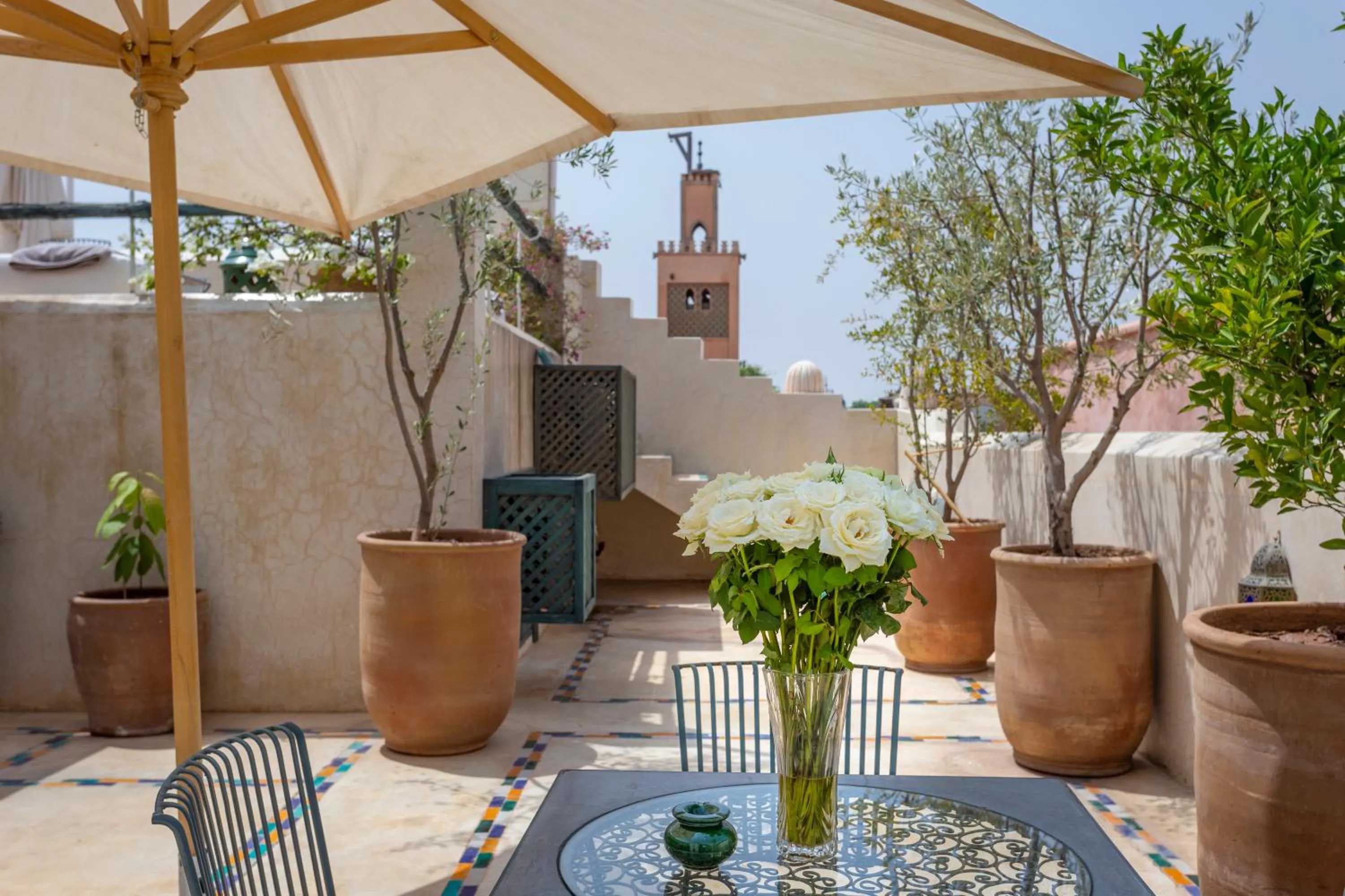 Balcony/Terrace in Riad Azahar