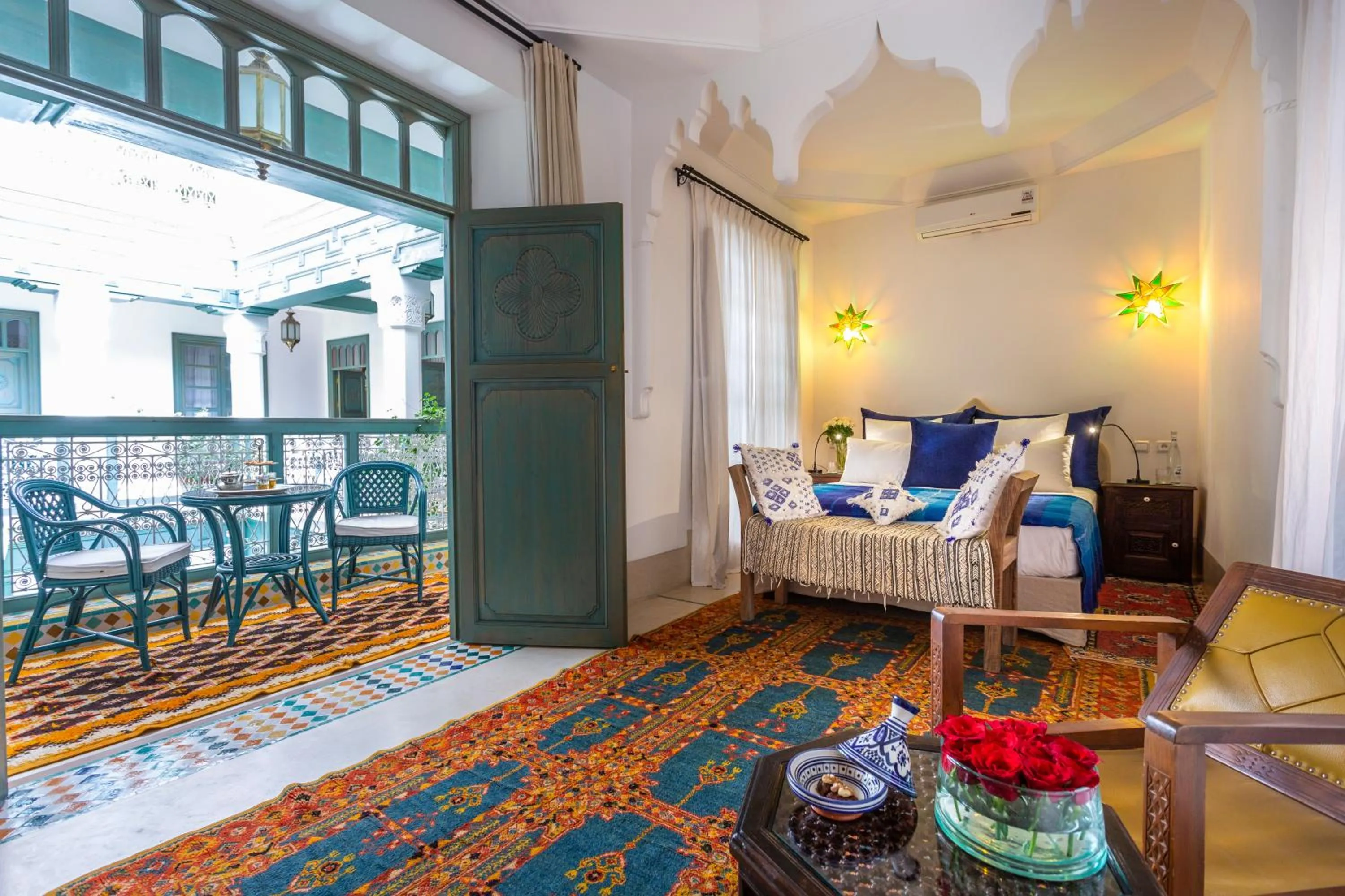 Bedroom in Riad Azahar