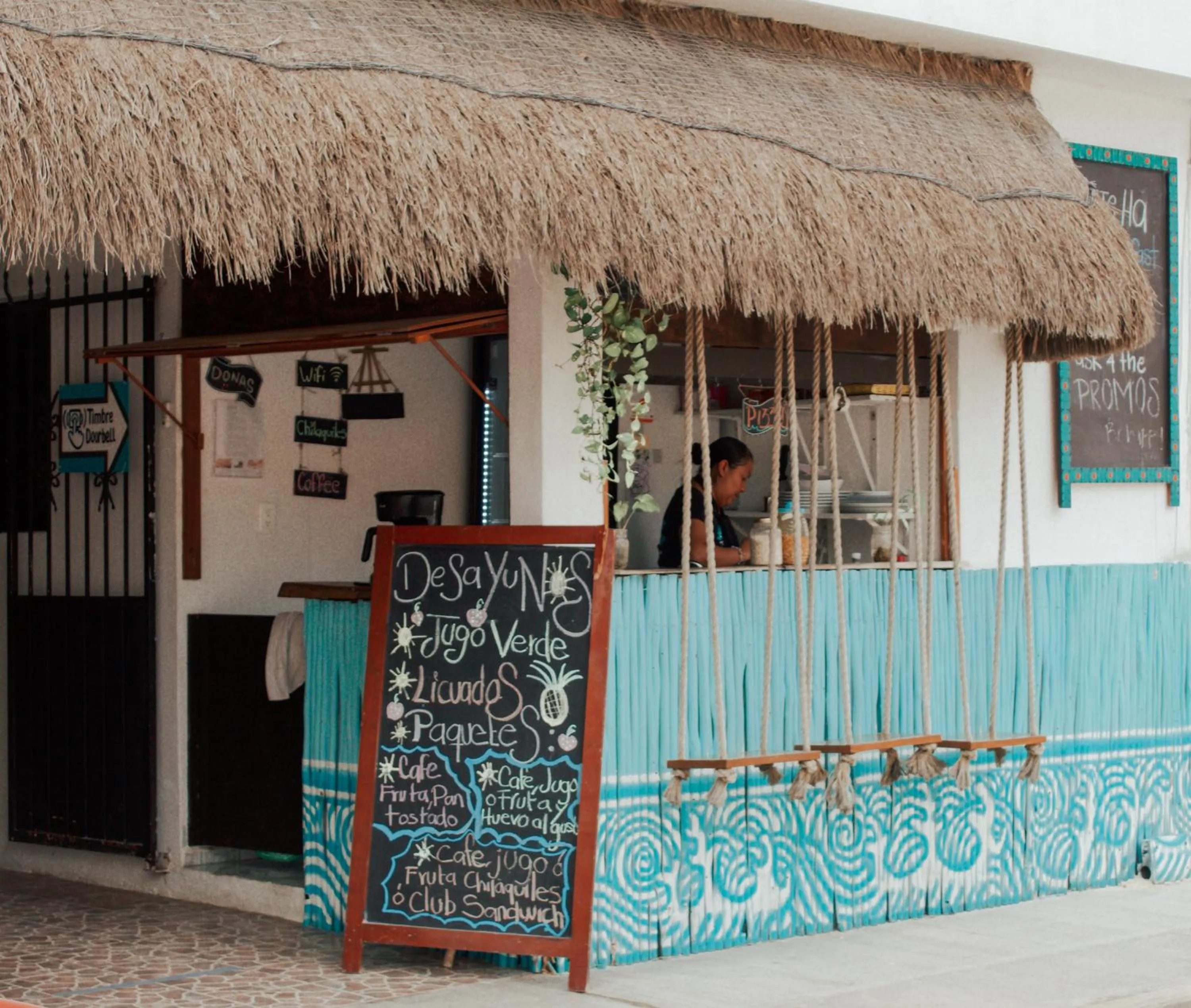 Breakfast in Hotel Nicte Ha Tulum