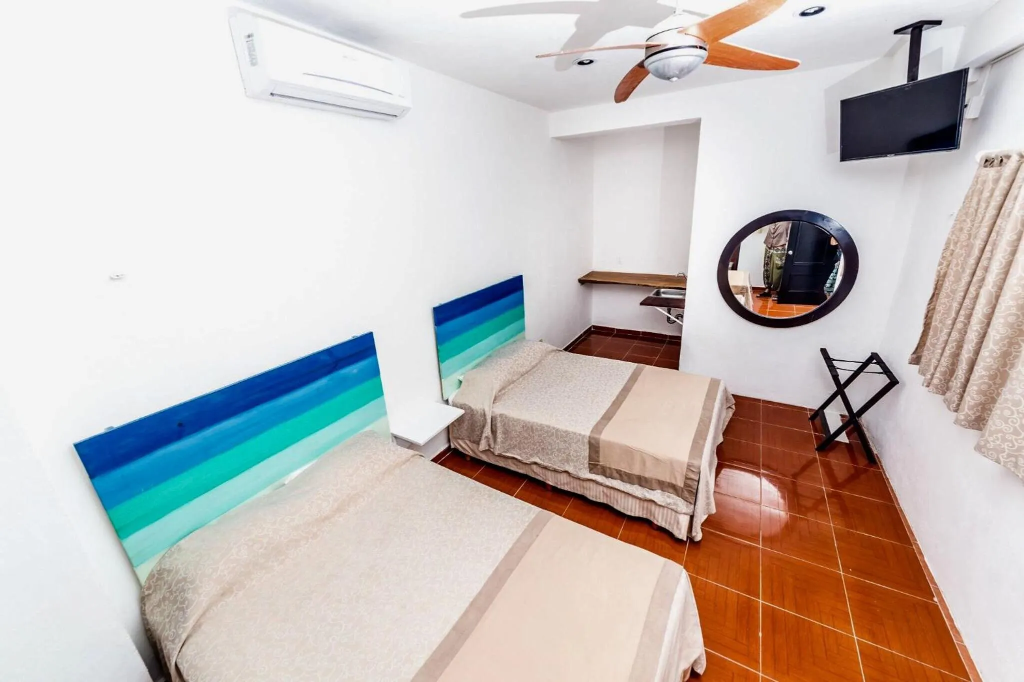 Bed in Hotel Nicte Ha Tulum