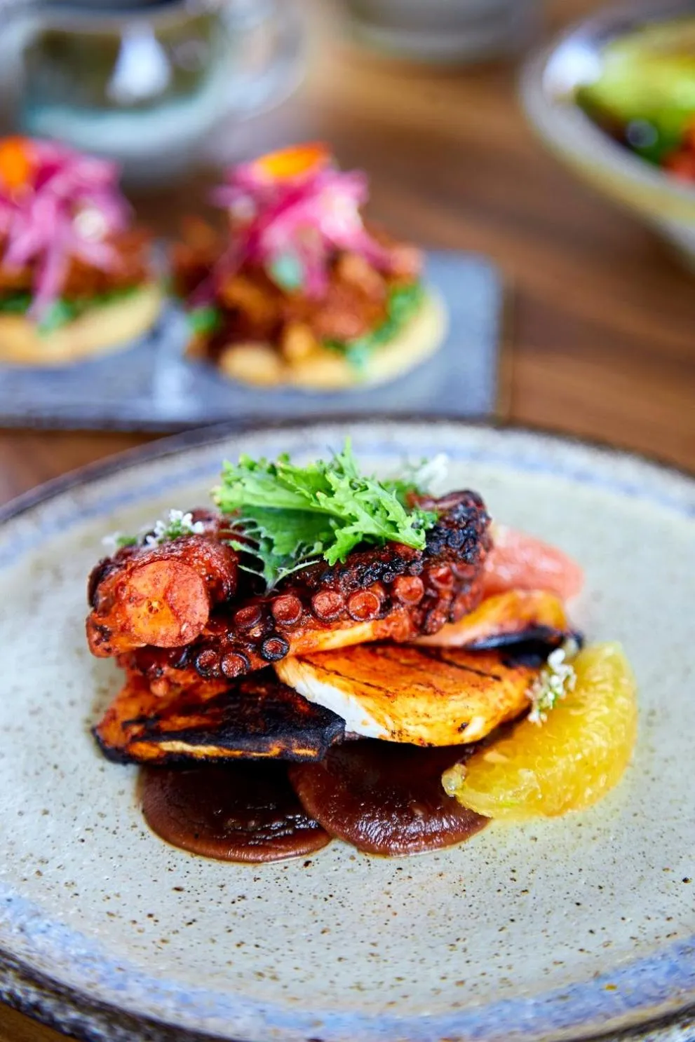 Food in Puro Surf Hotel & Performance Academy