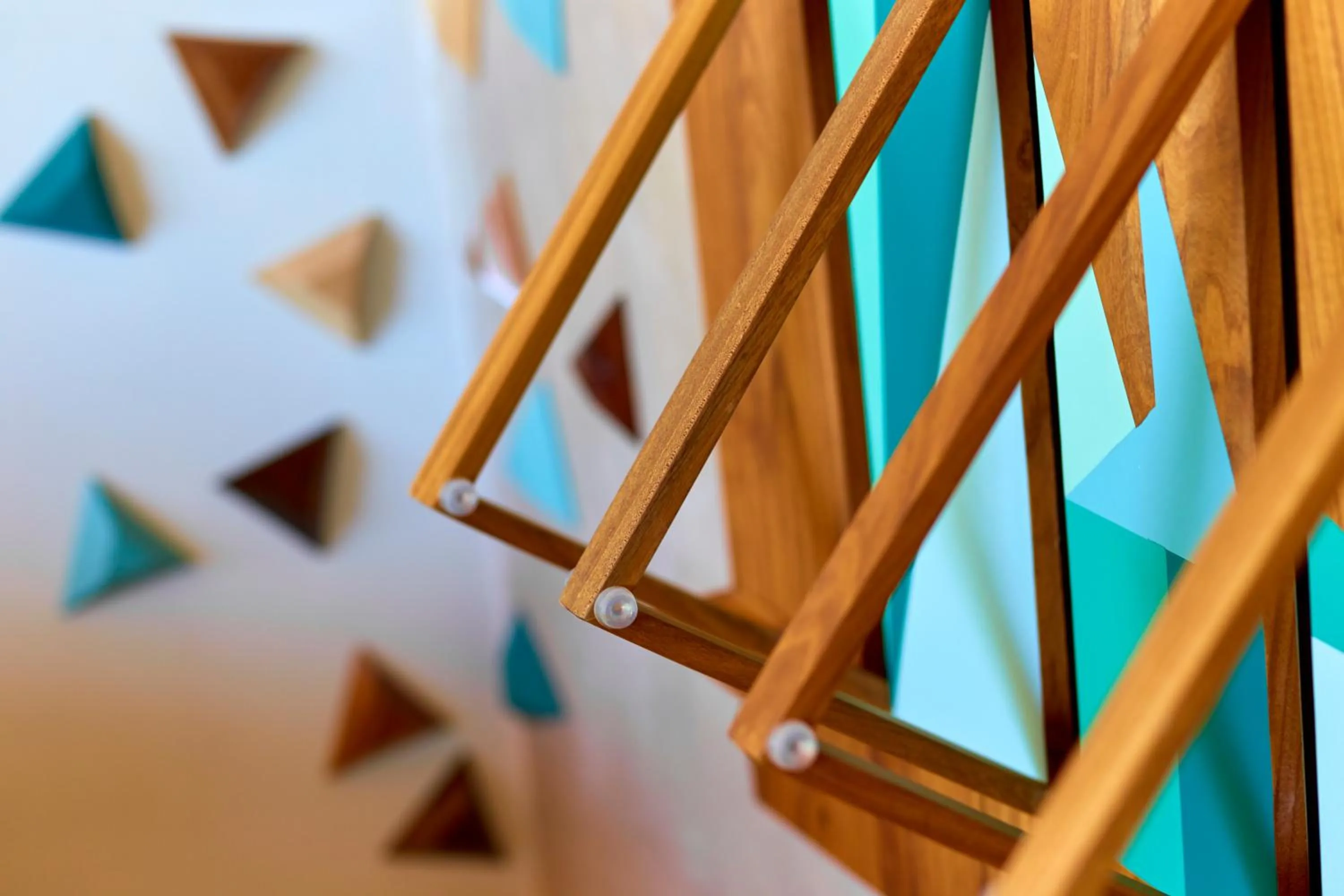 Decorative detail in Puro Surf Hotel & Performance Academy