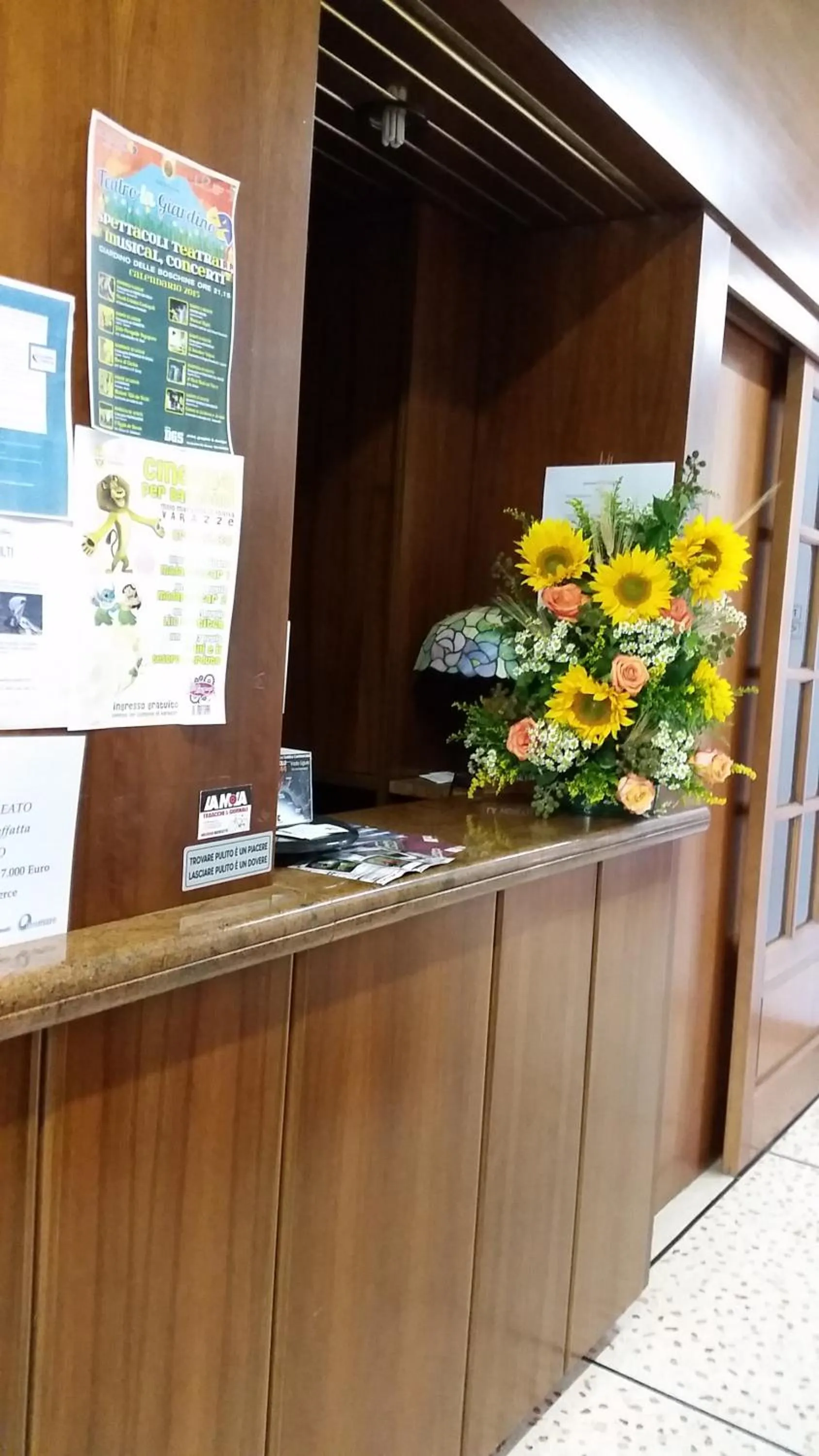 Lobby or reception in Residence la Vignetta