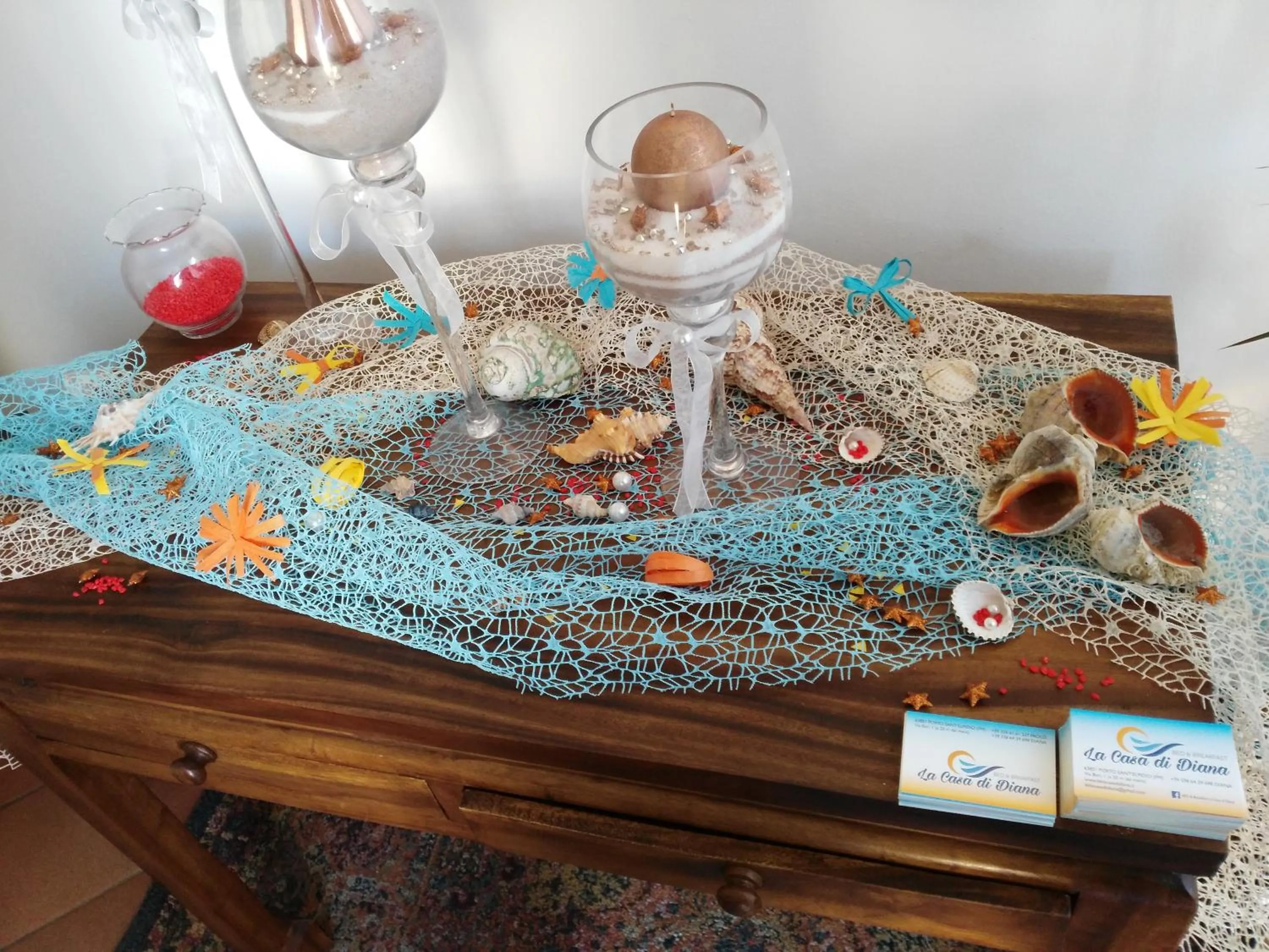 Decorative detail in La Casa di Diana