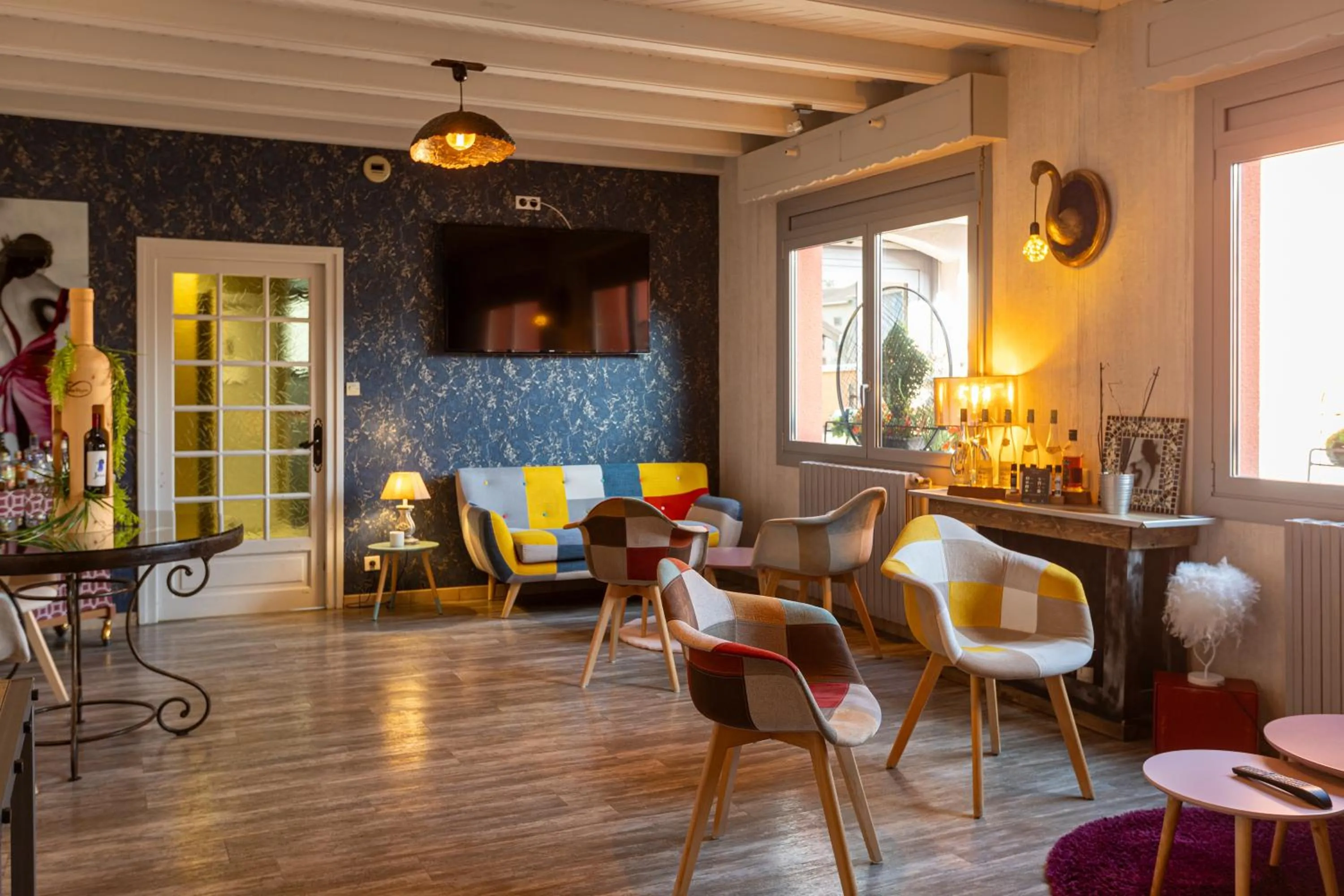 Living room in Relais Vosgien - Hôtel Restaurant "la Table de Sophia"