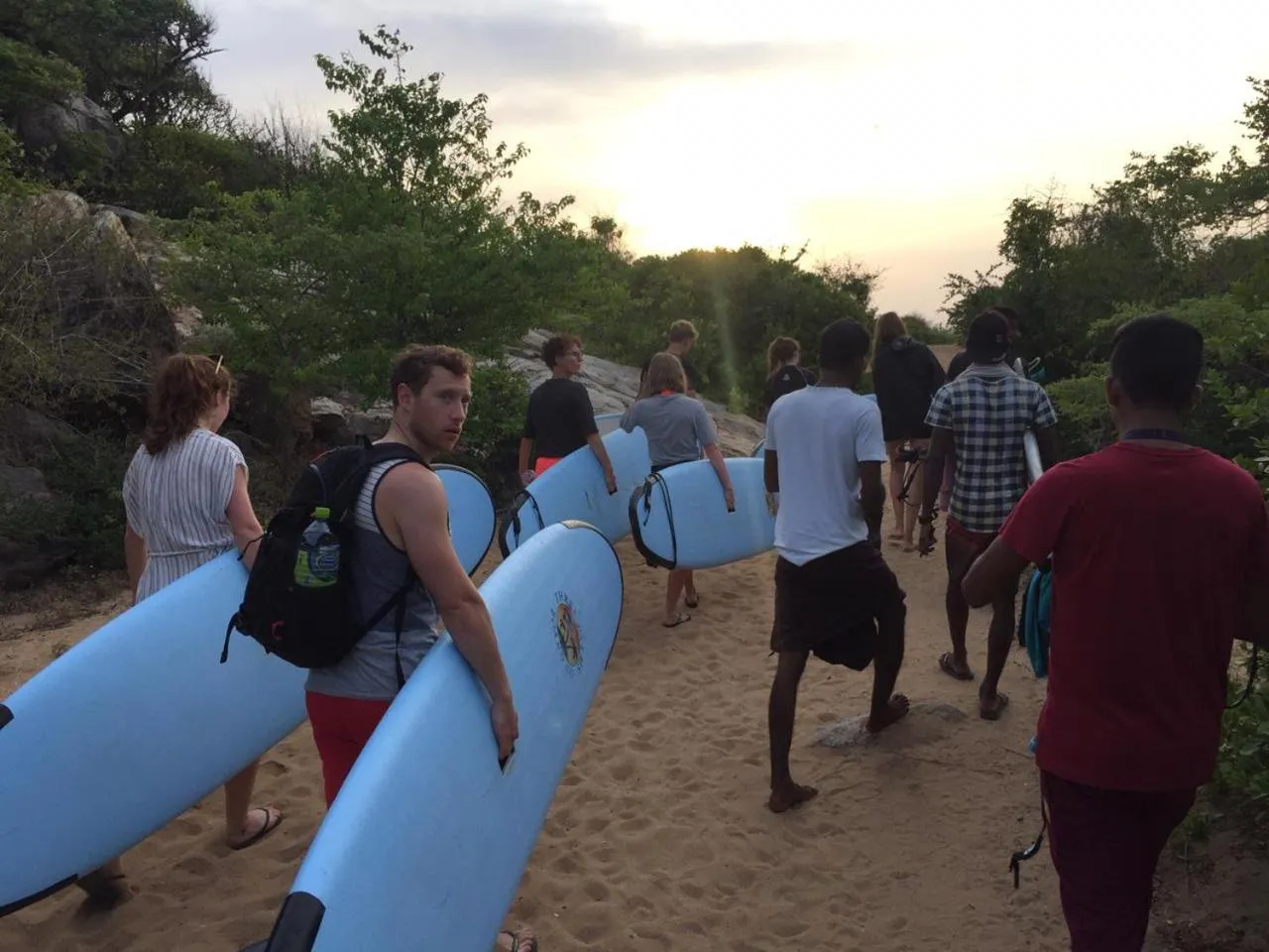 People in Surf Beach Hotel