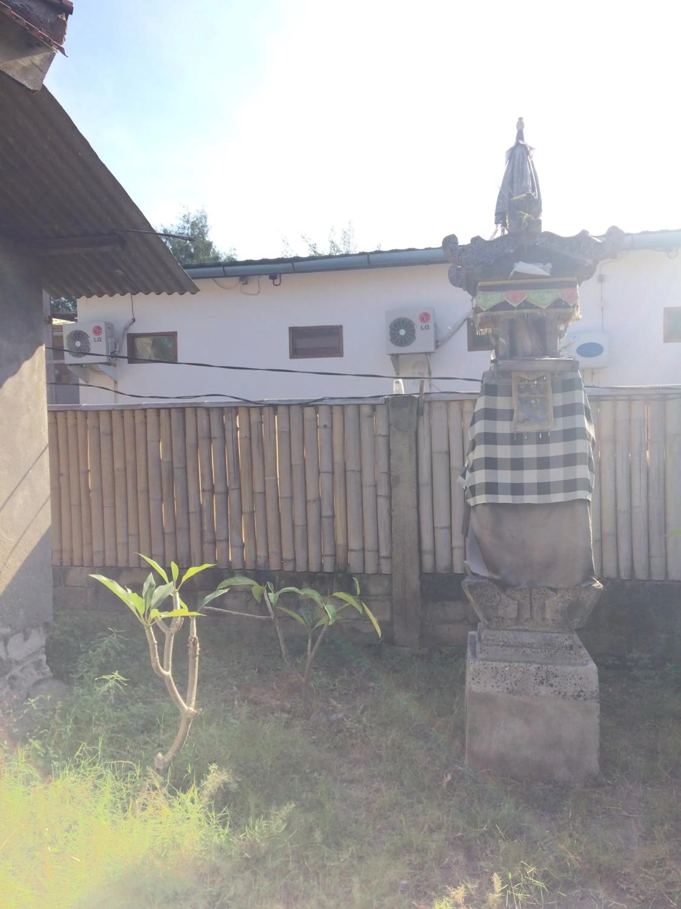 Garden view in Gili Beach