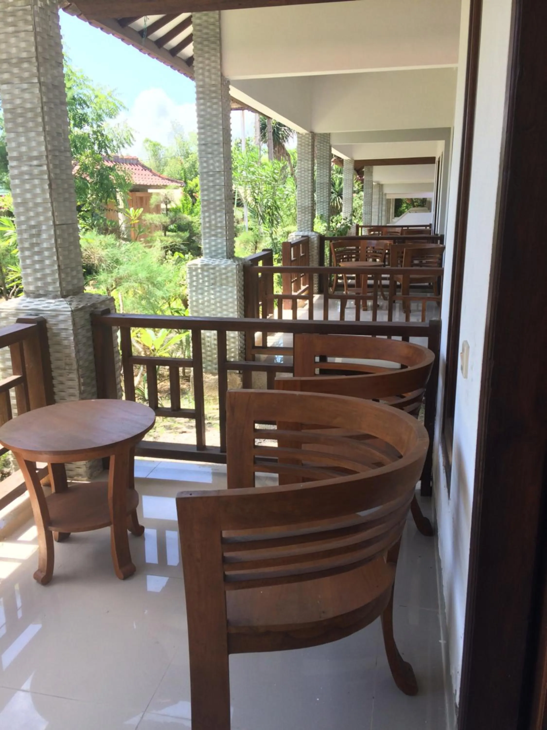 Garden in Gili Beach