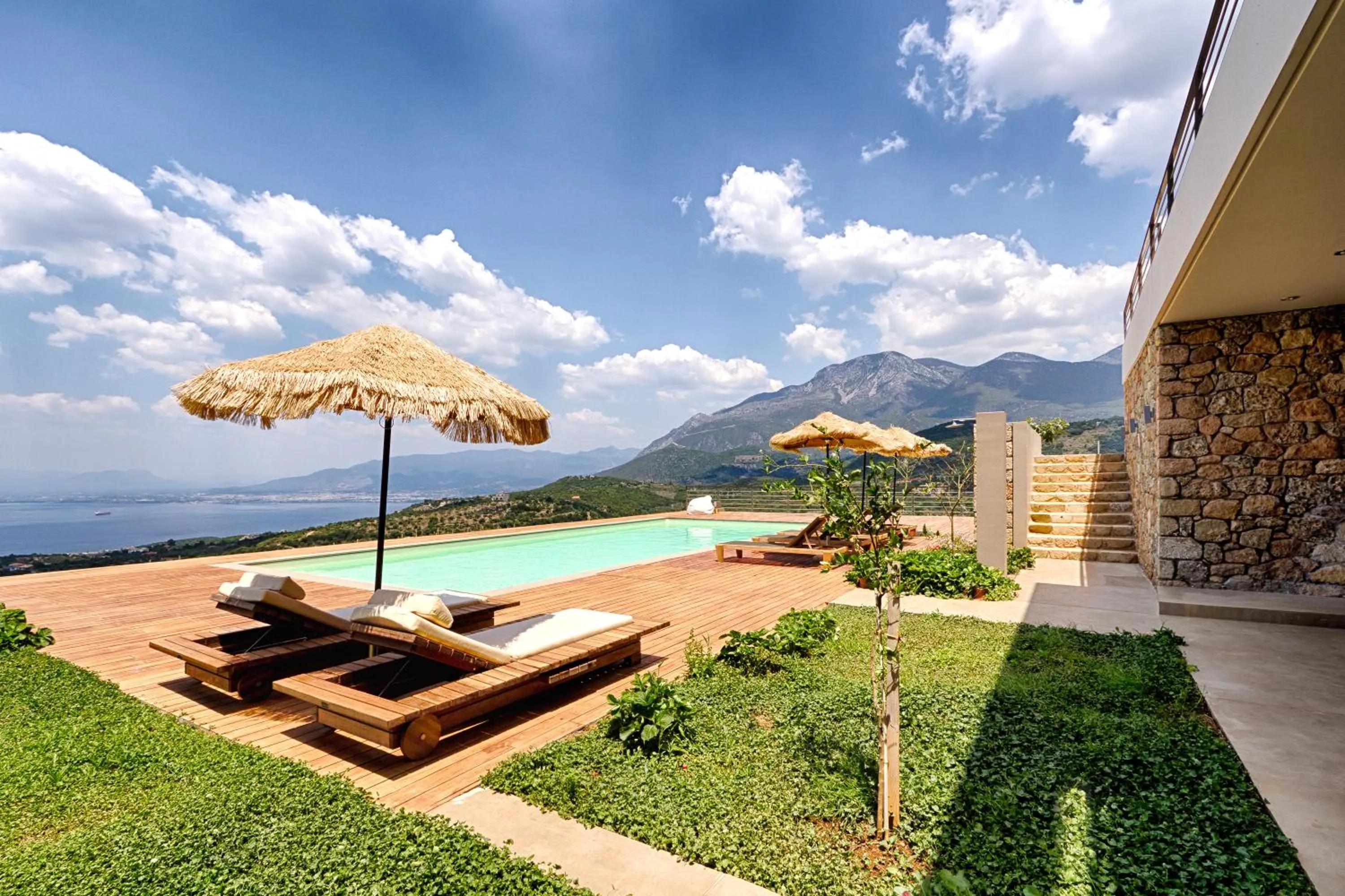 Pool view in Euphoria Suites