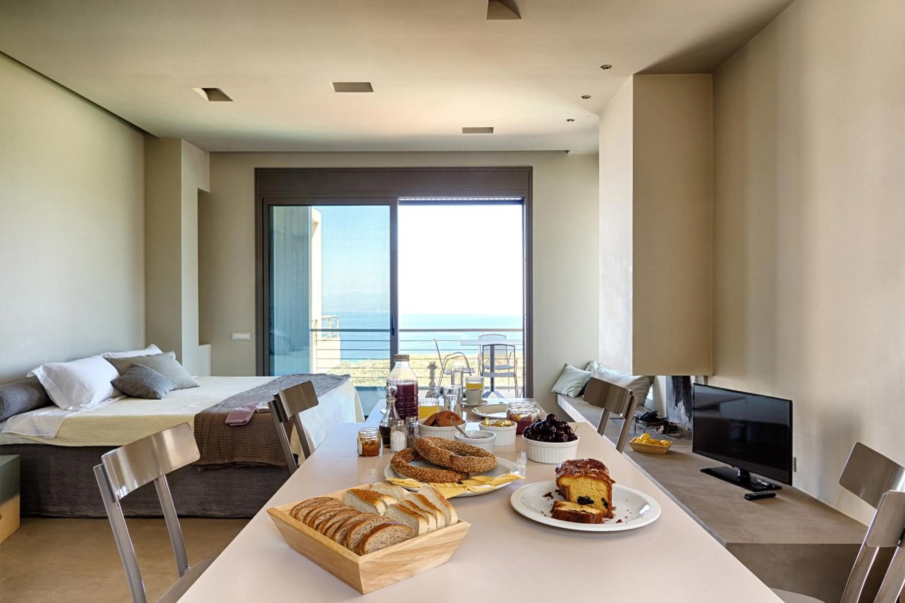 Dining area in Euphoria Suites
