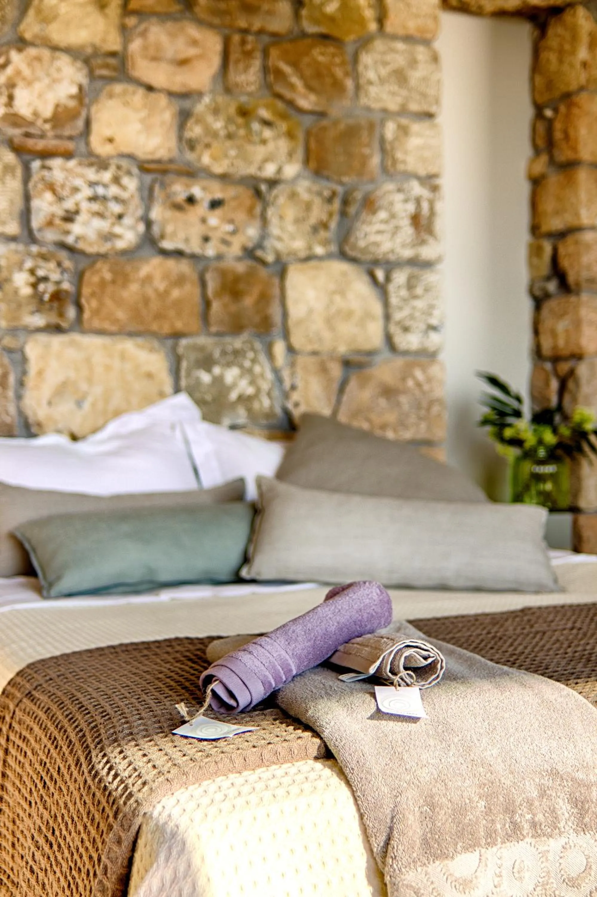 Bed in Euphoria Suites