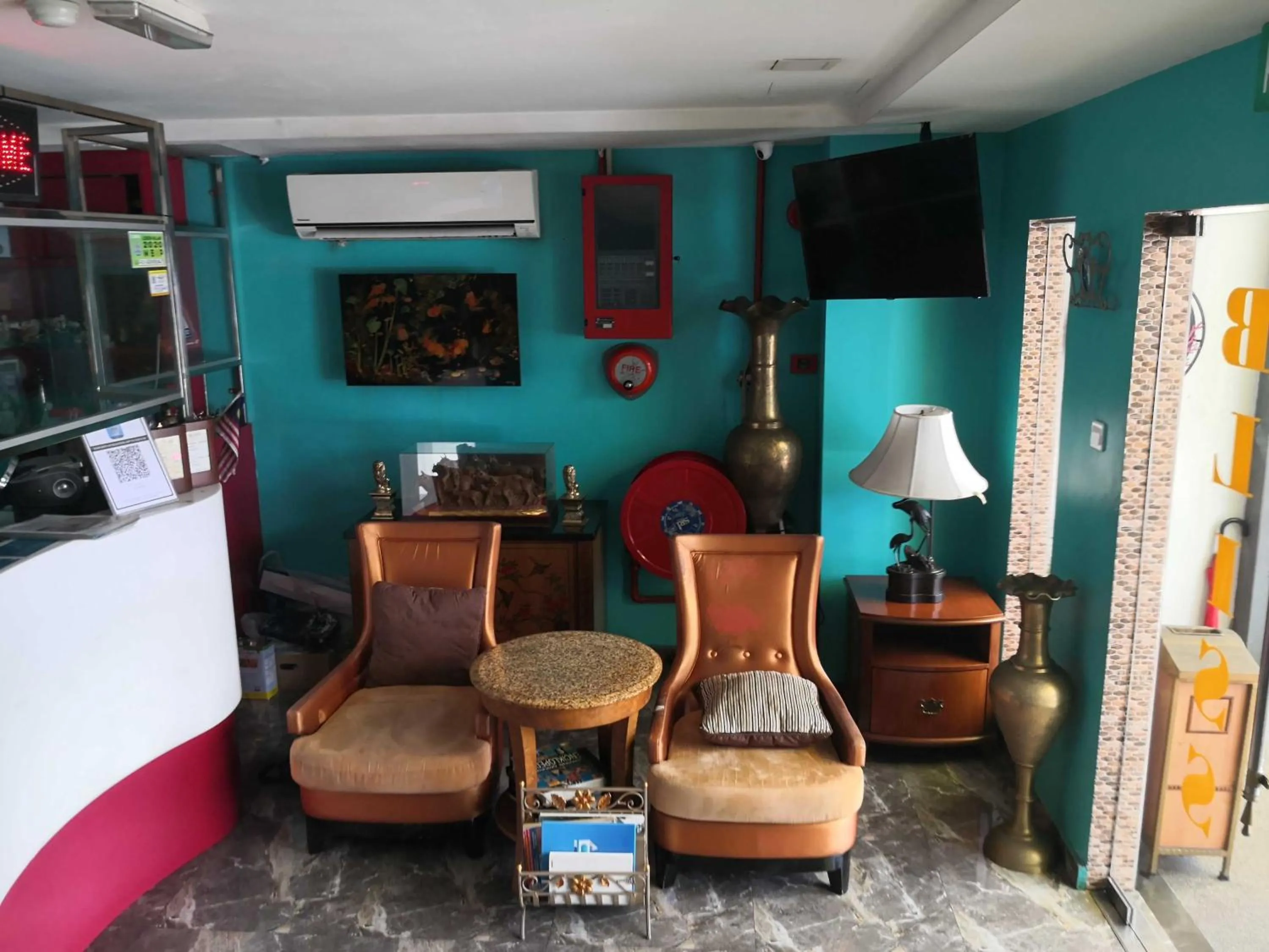 Seating area in Hotel Bliss Johor Bahru Skudai