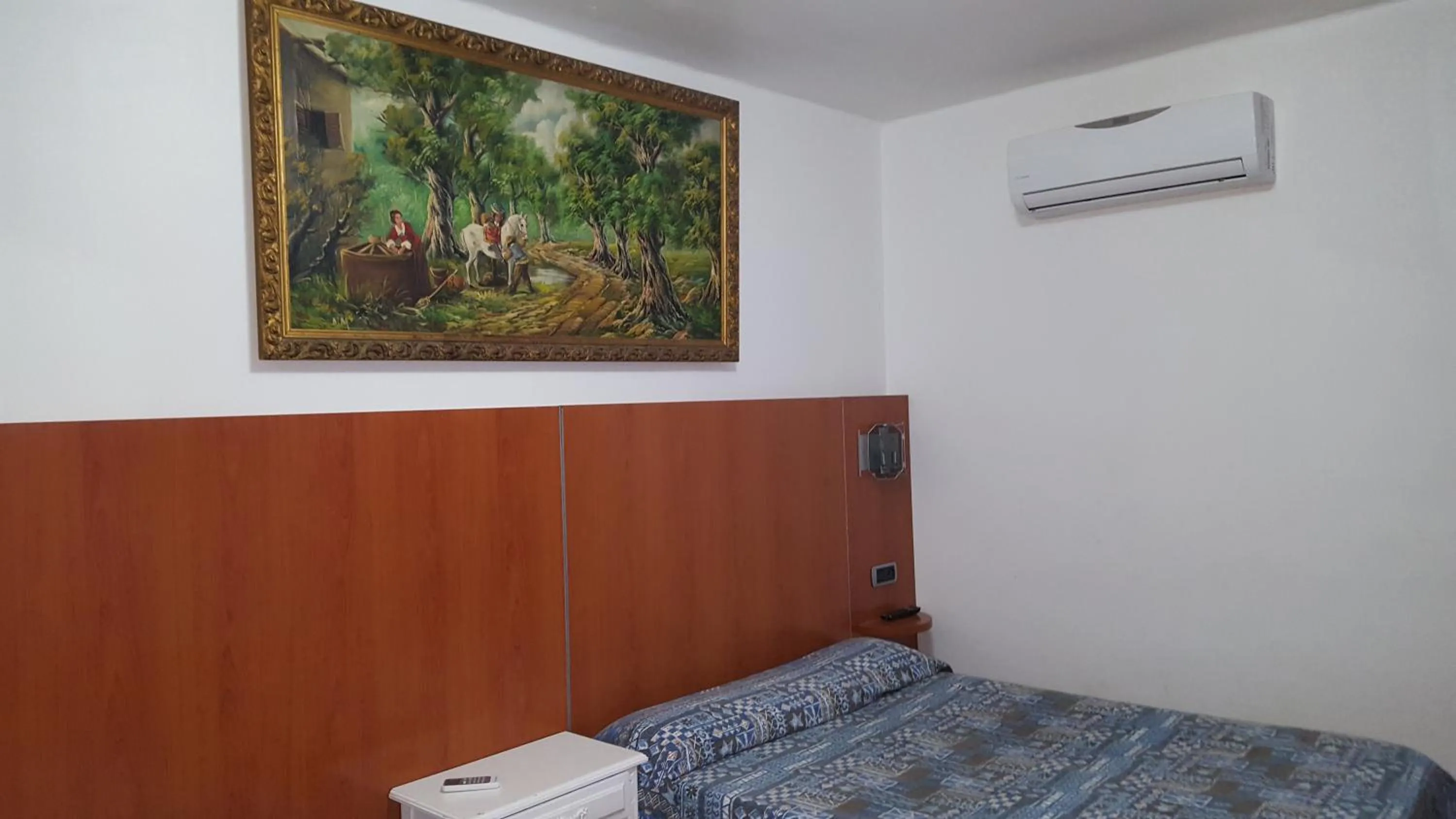 Bed in Hostal Can Salvado