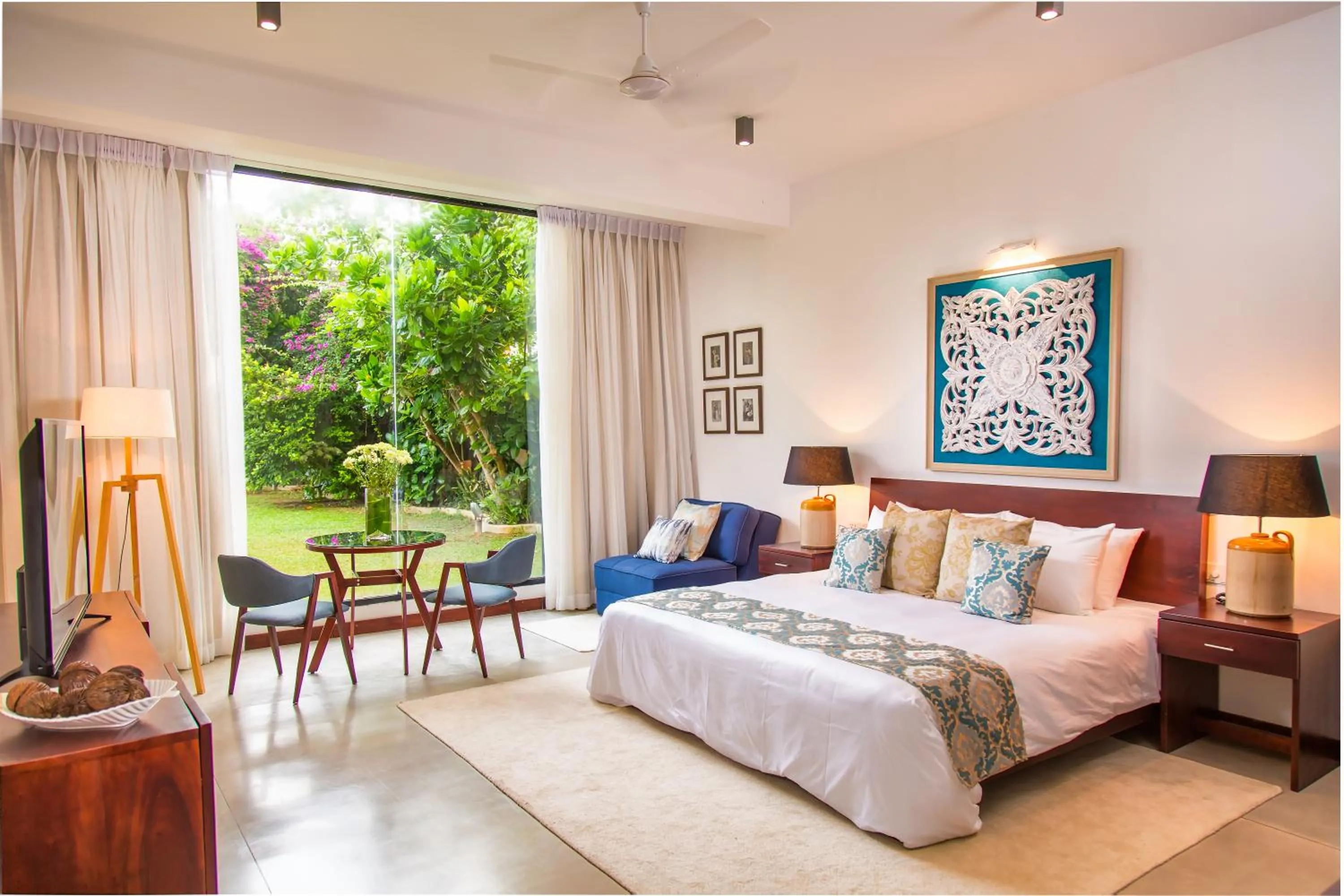 Bedroom, Bed in Mirissa Beach Villa