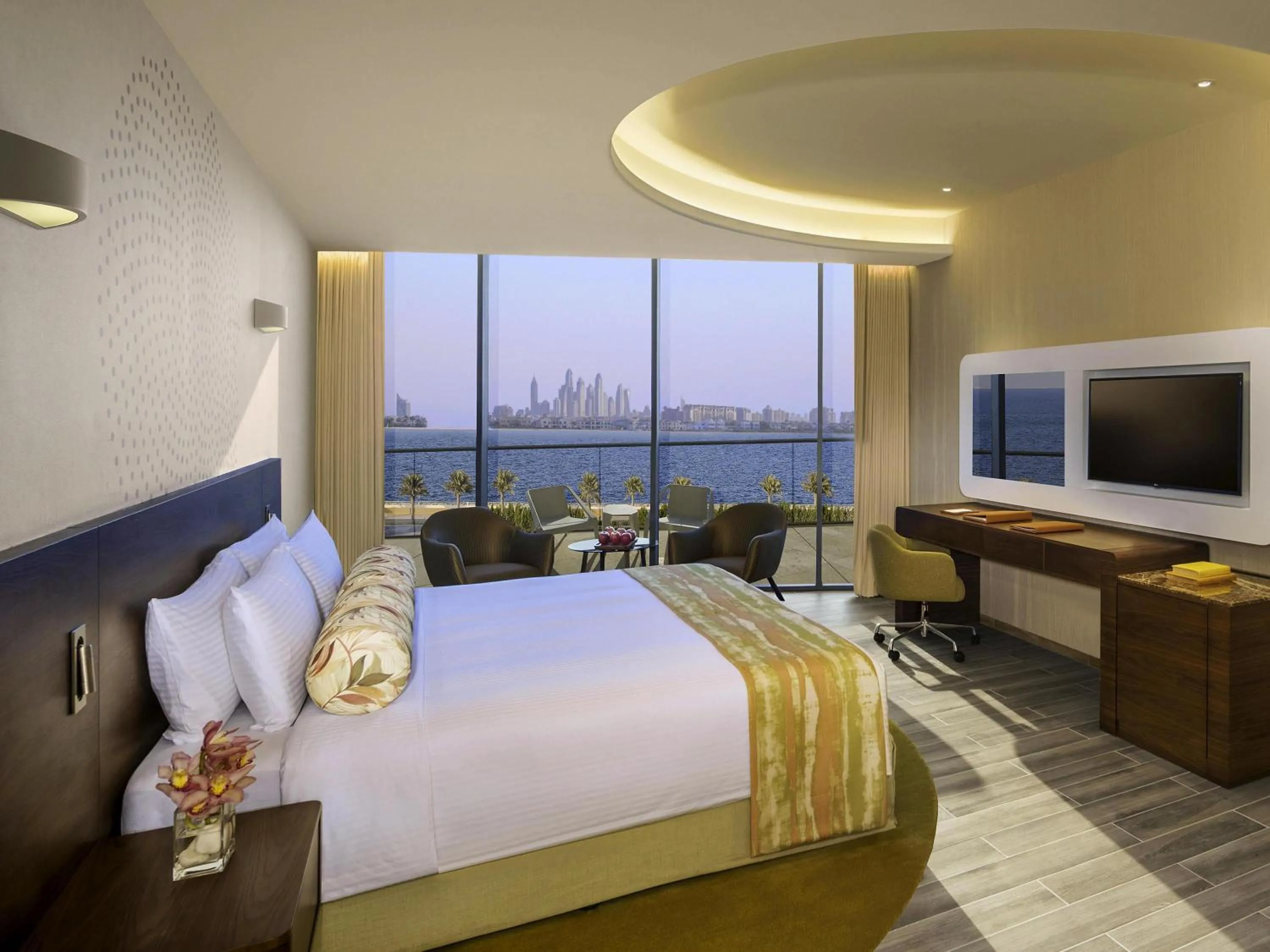 Bedroom, Bed in The Retreat Palm Dubai MGallery by Sofitel