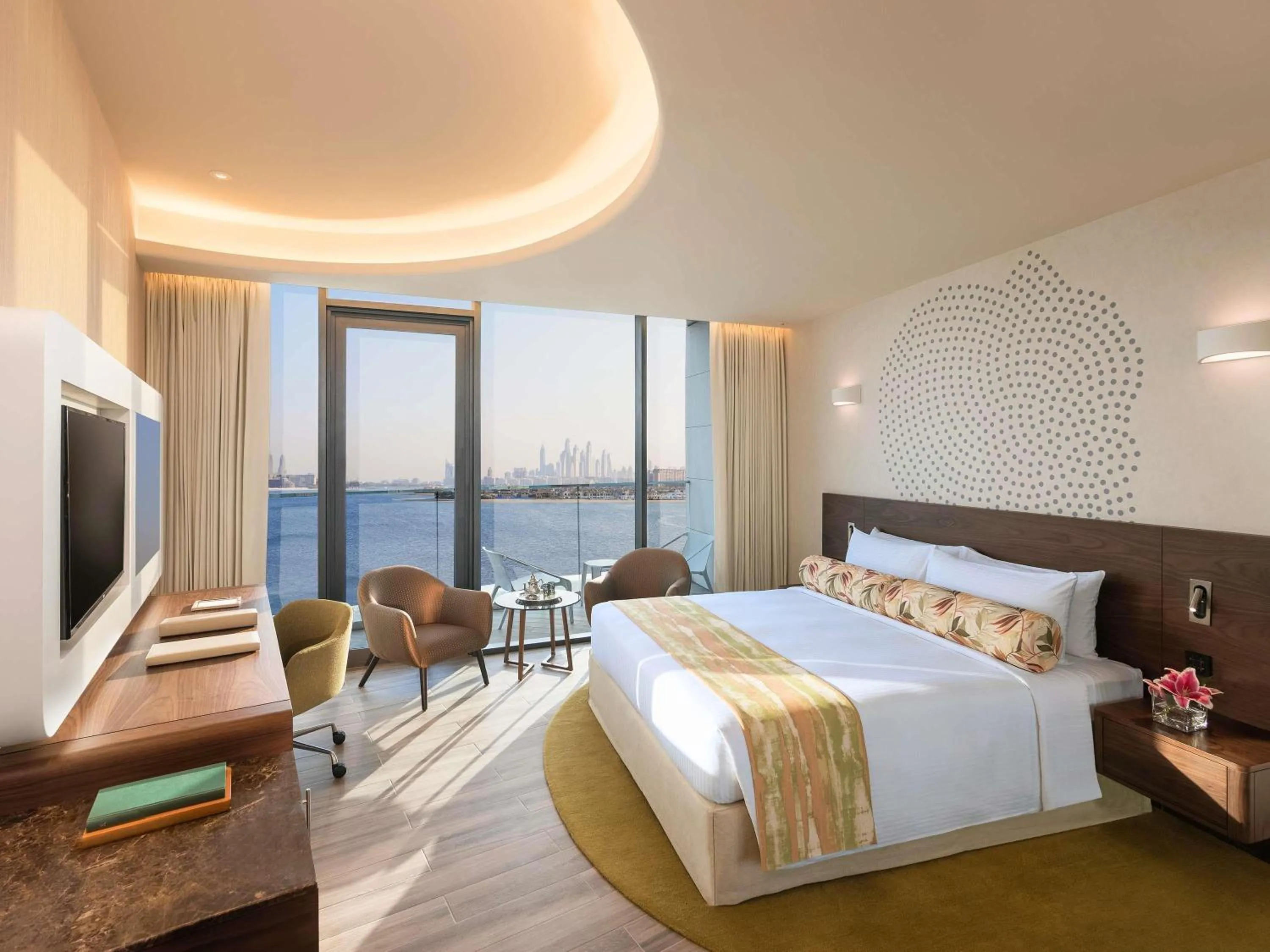 Bedroom, Bed in The Retreat Palm Dubai MGallery by Sofitel